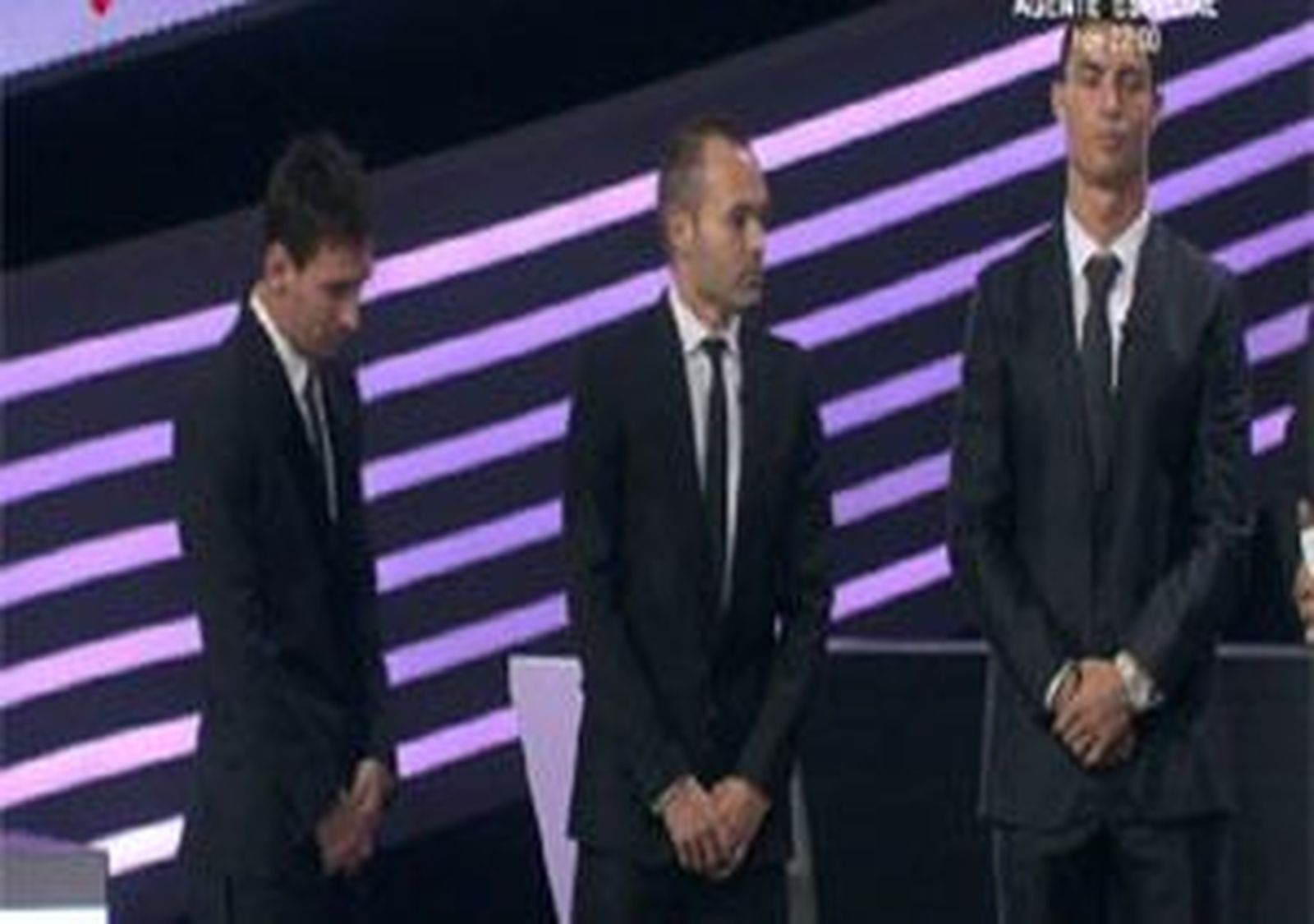Messi, Cristiano Ronaldo e Iniesta, los candidatos al Balón de Oro en 2012