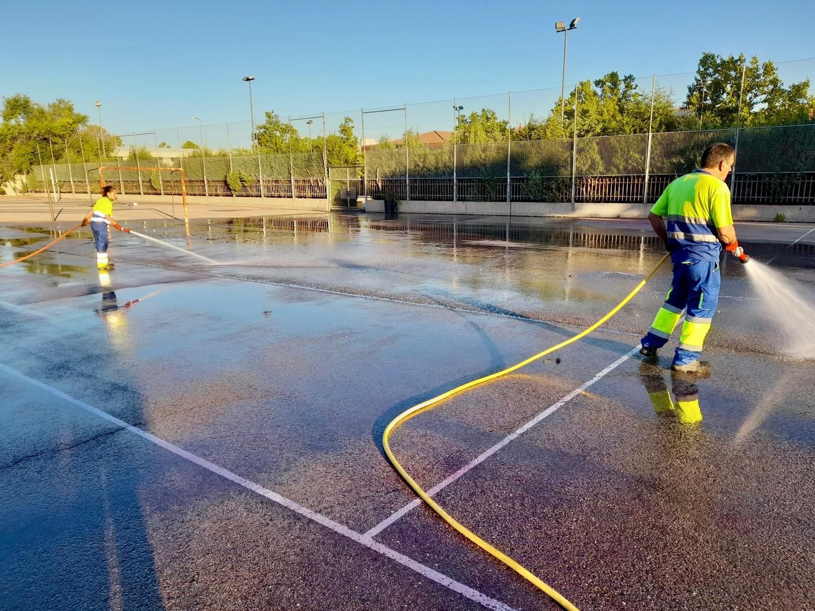 Trabajadores de la limpieza de Pinto