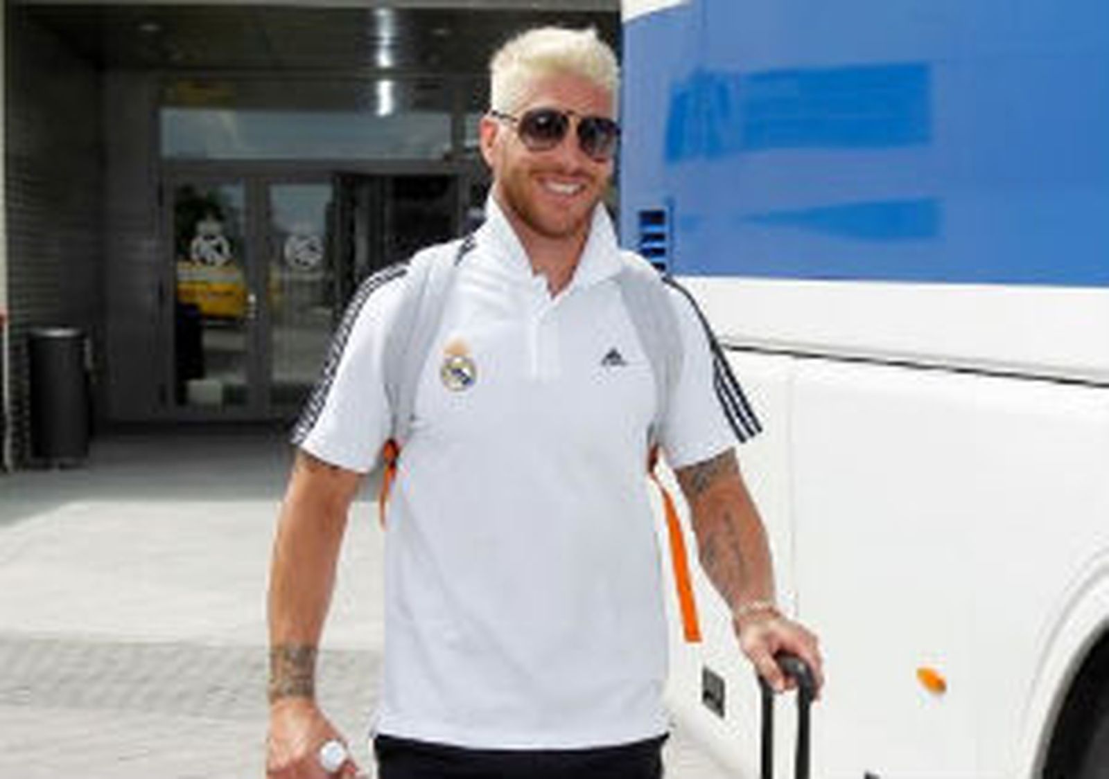 Sergio Ramos, rubio platino