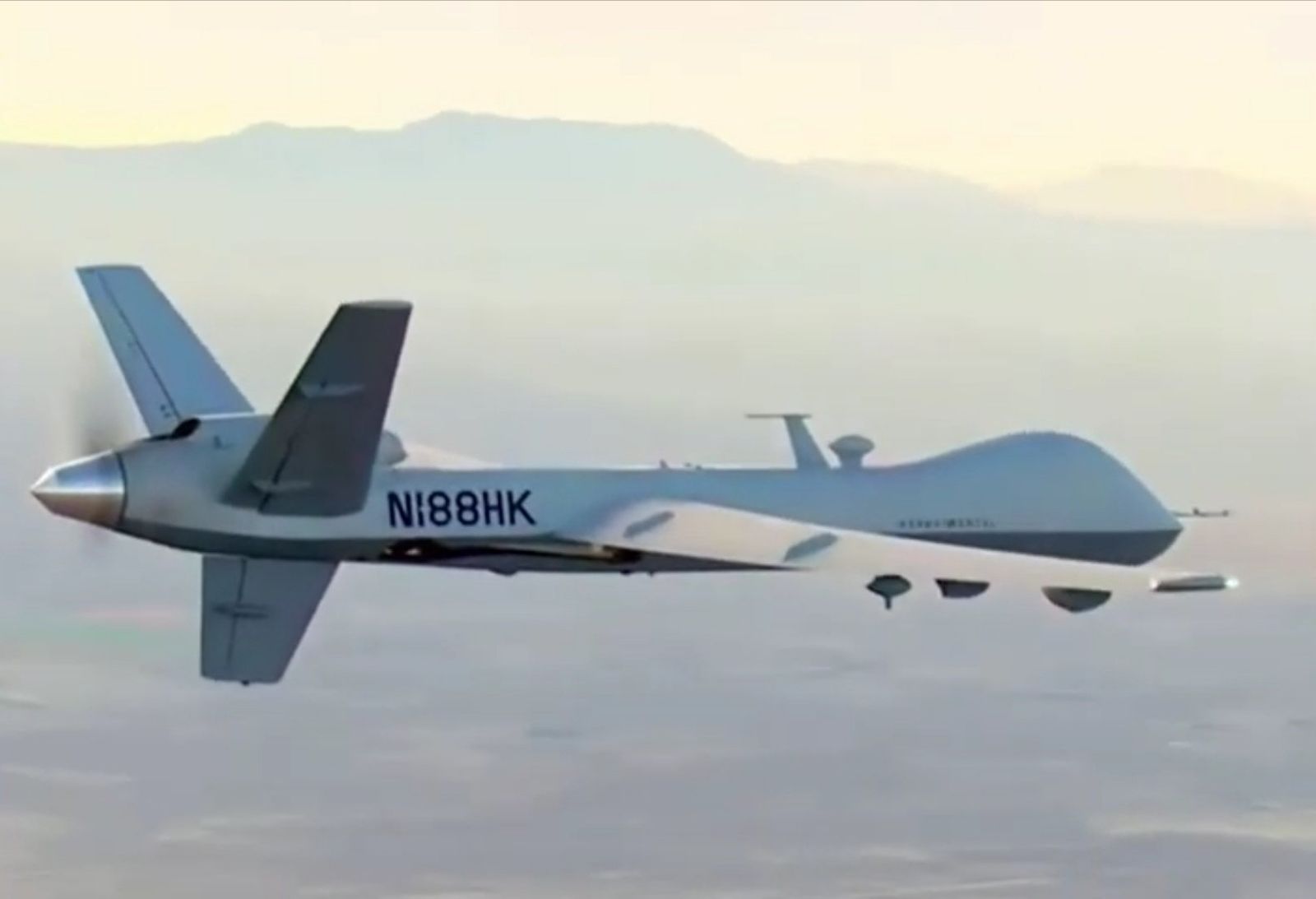 Uno de los drones del Ejército del Aire