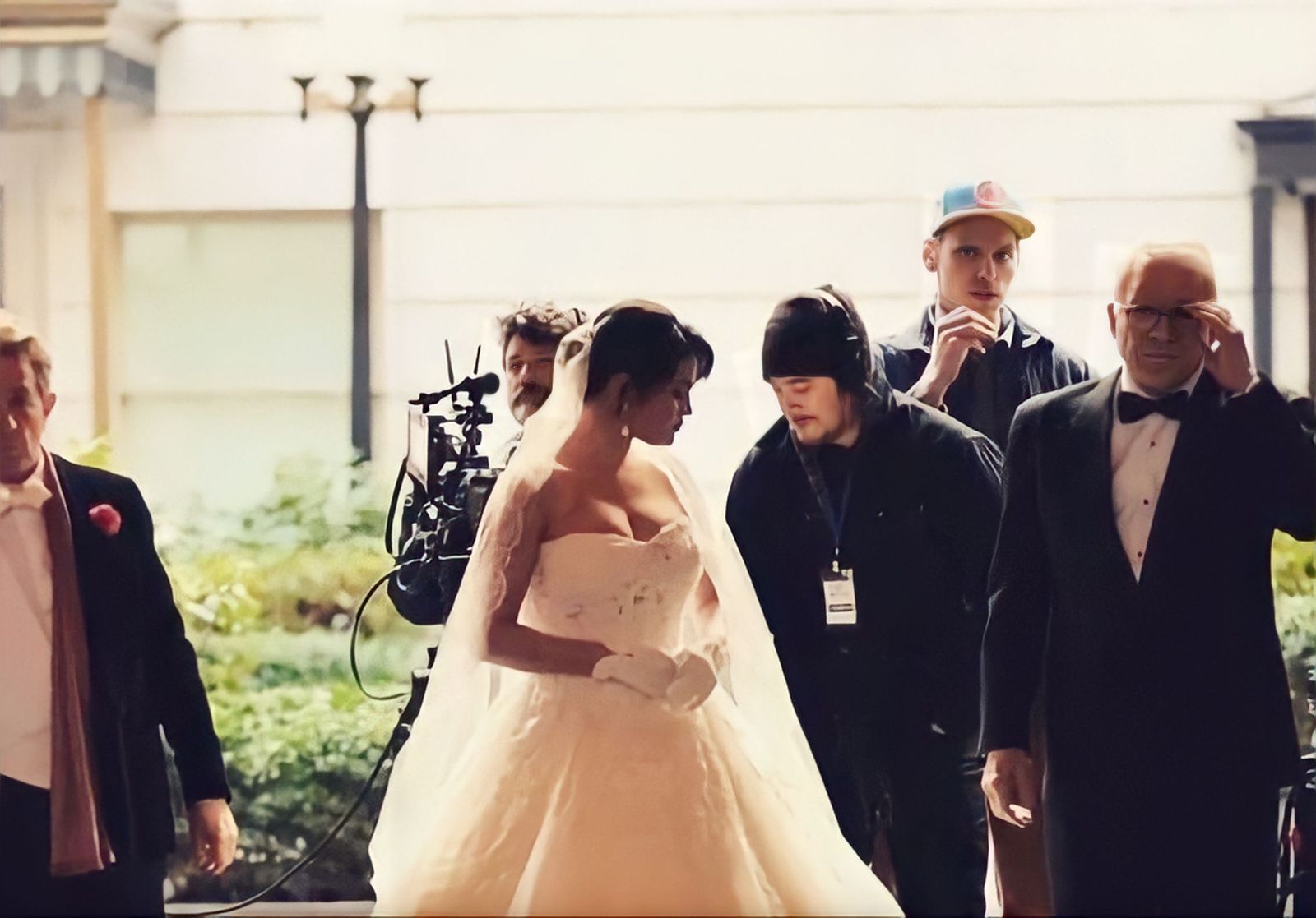 Selena Gómez vestida de novia