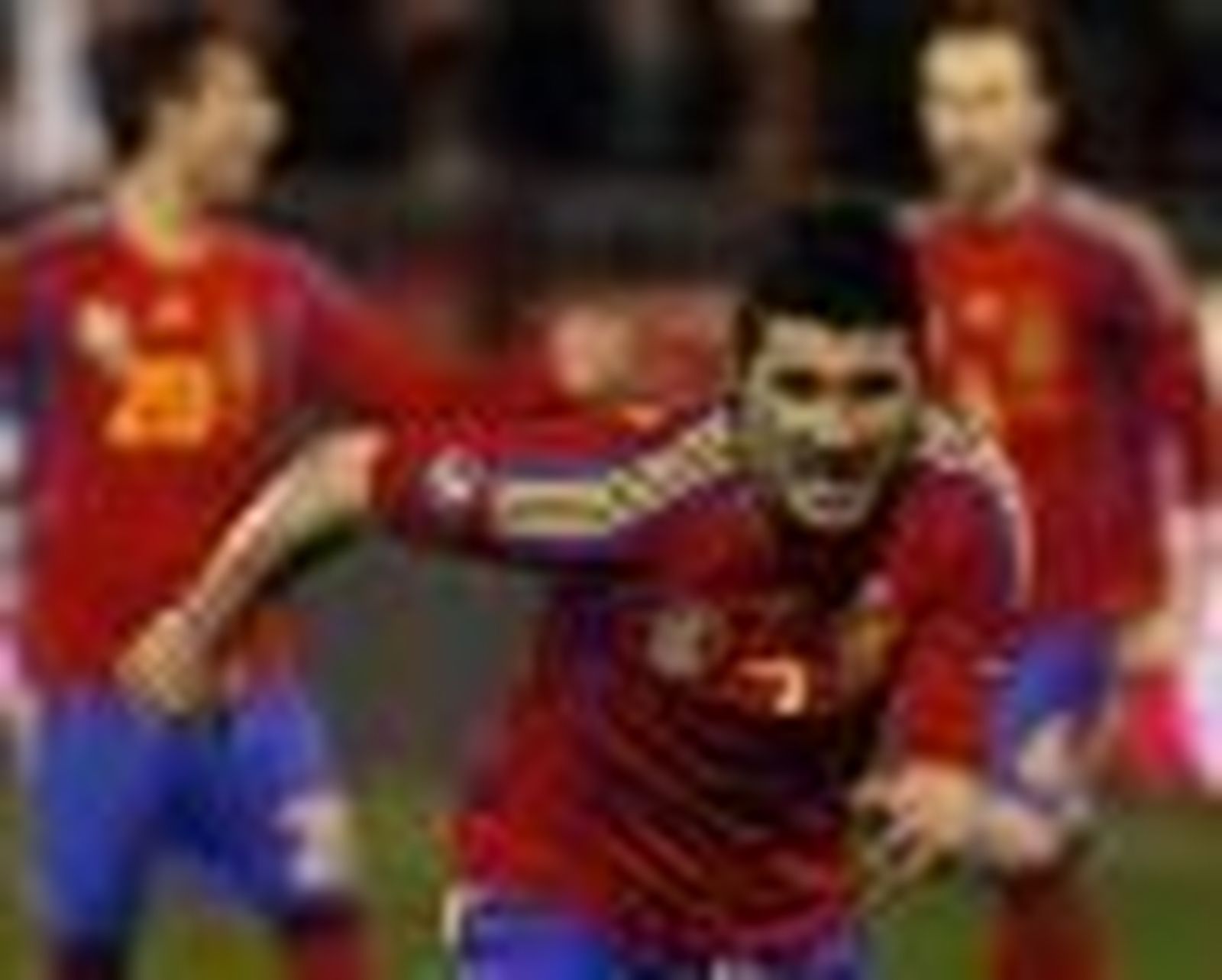 Villa, máximo goleador de la selección española