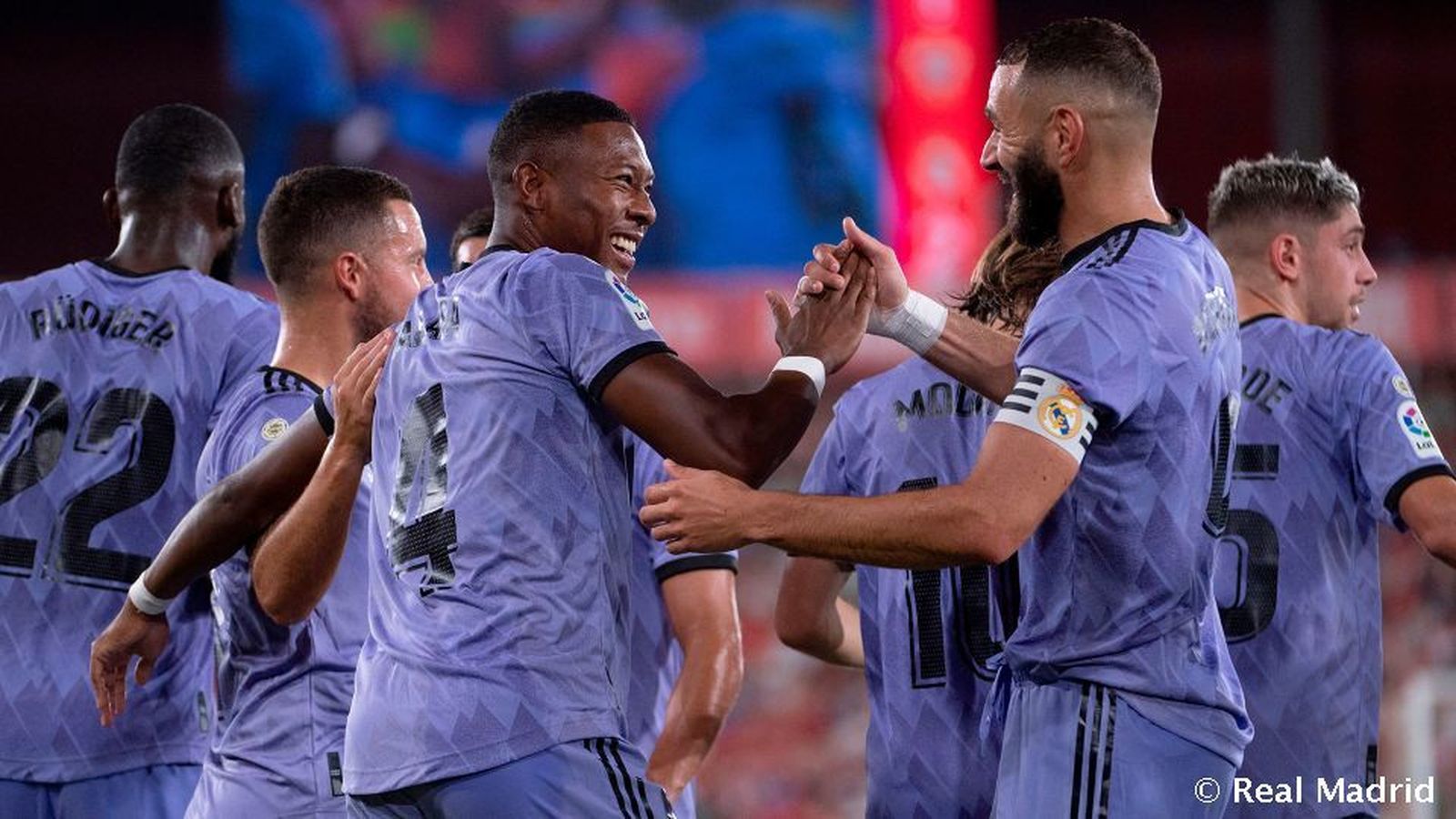 Alaba y Benzema