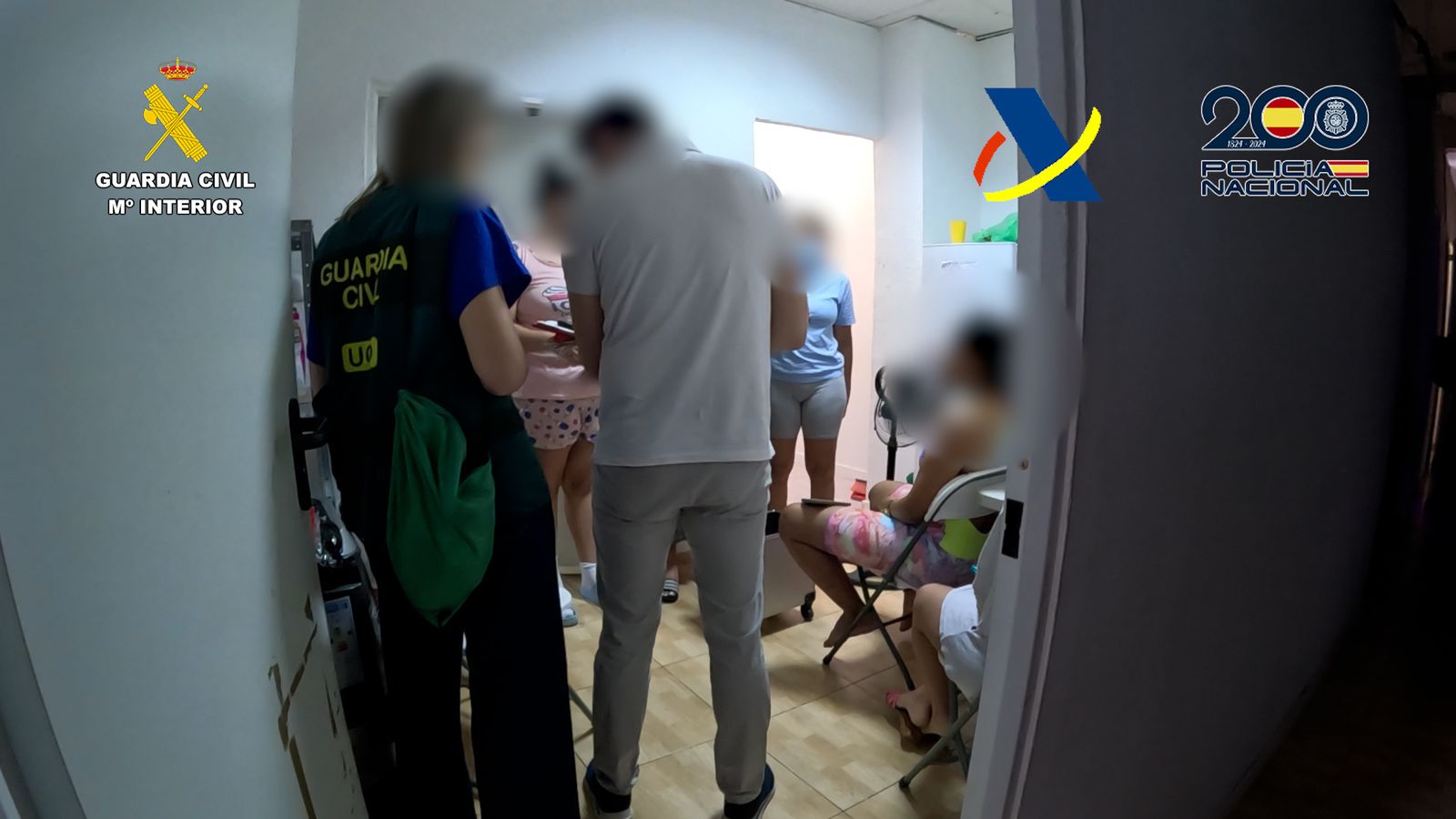 Golpe policial a la trata: 162 mujeres liberadas y 37 detenidos en siete provincias