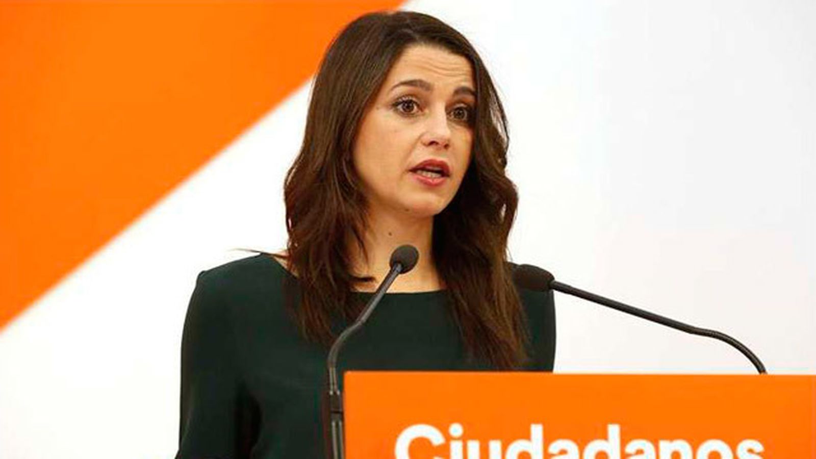 La portavoz de Ciudadanos, Inés Arrimadas