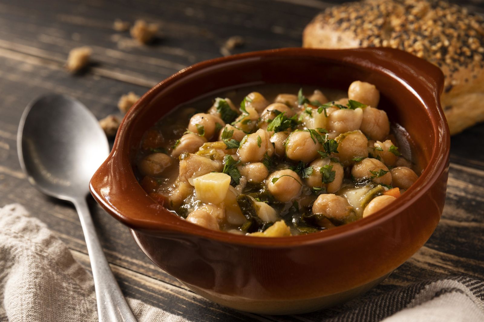 Una tapa de garbanzos
