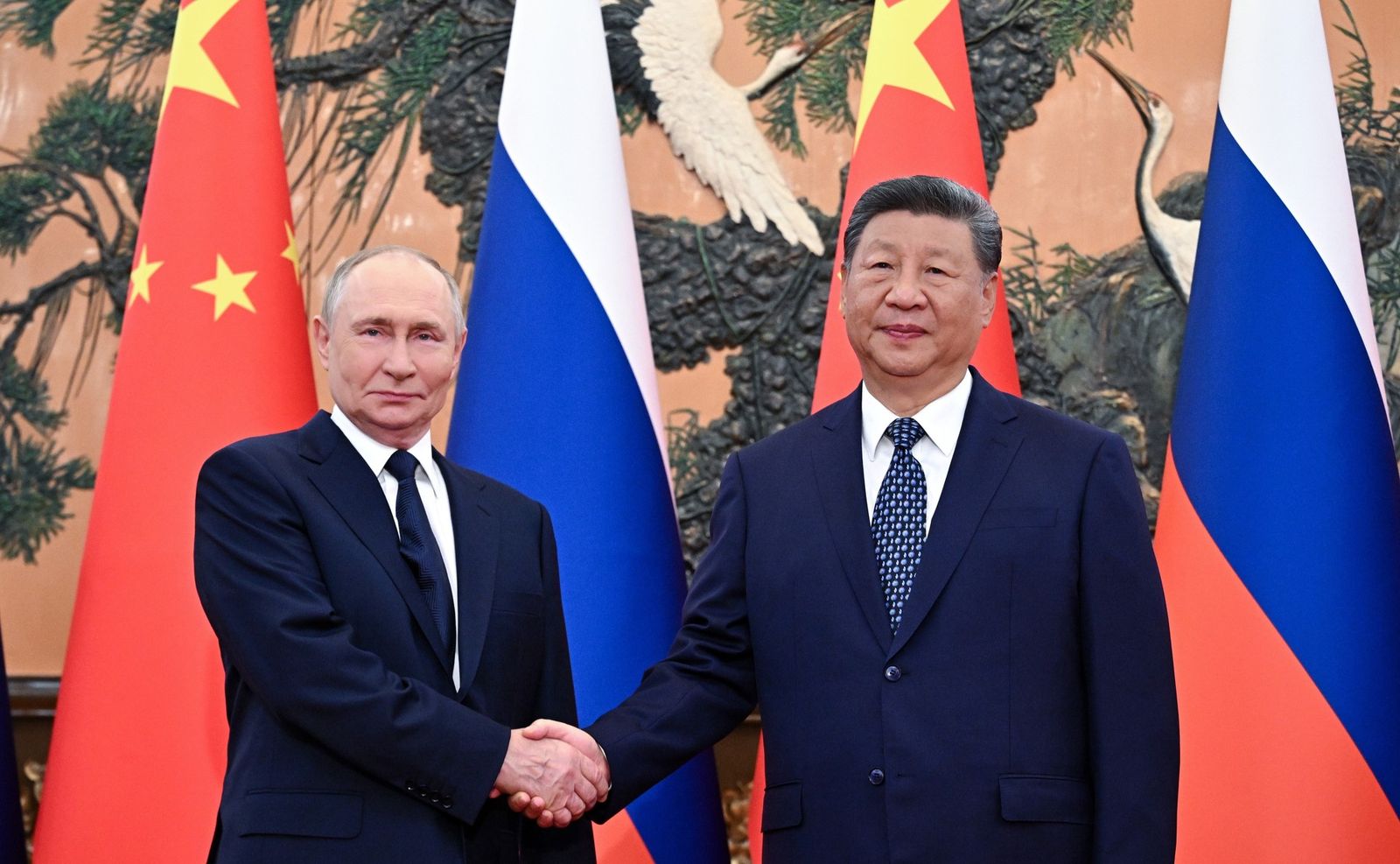 Los presidentes de Rusia, Vladímir Putin, y China, Xi Jinping