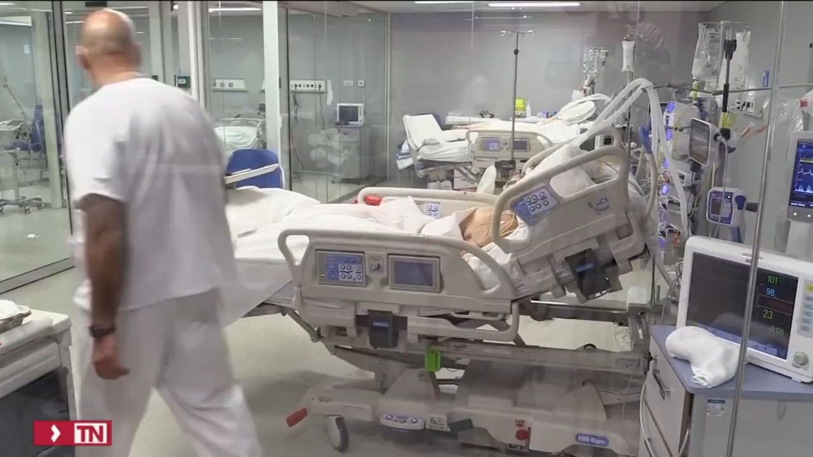 Refuerzo en los hospitales de Madrid