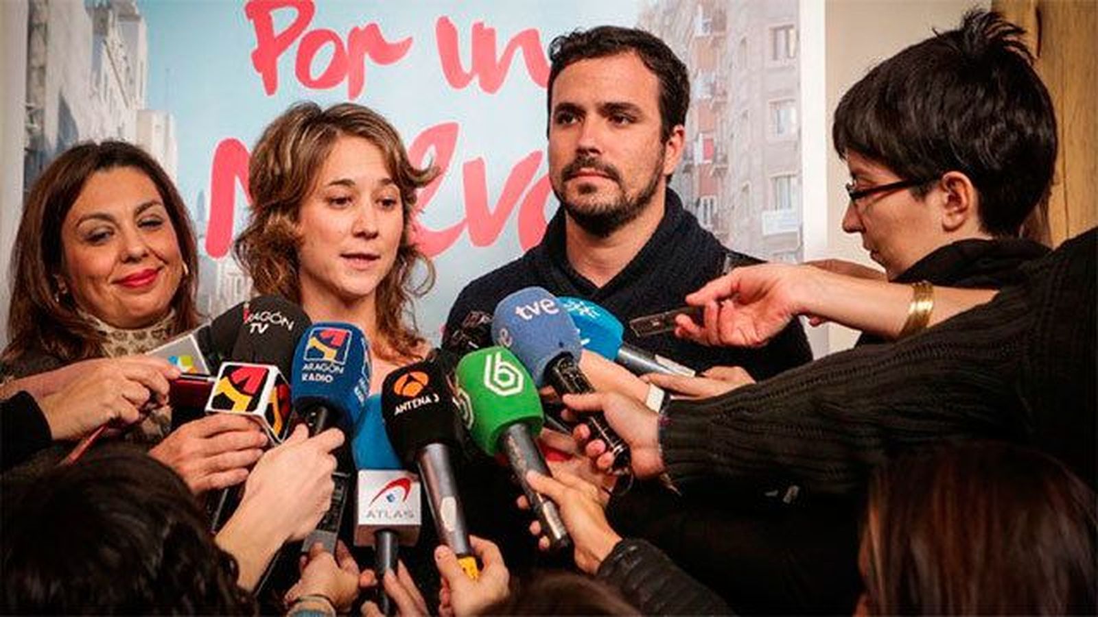 Garzón quiere poner el feminismo en el centro de  la política