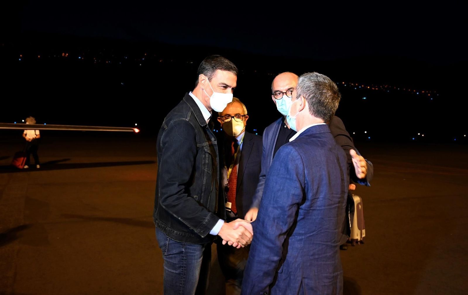 Pedro Sánchez afirma que "la seguridad de las personas está garantizada en La Palma"
