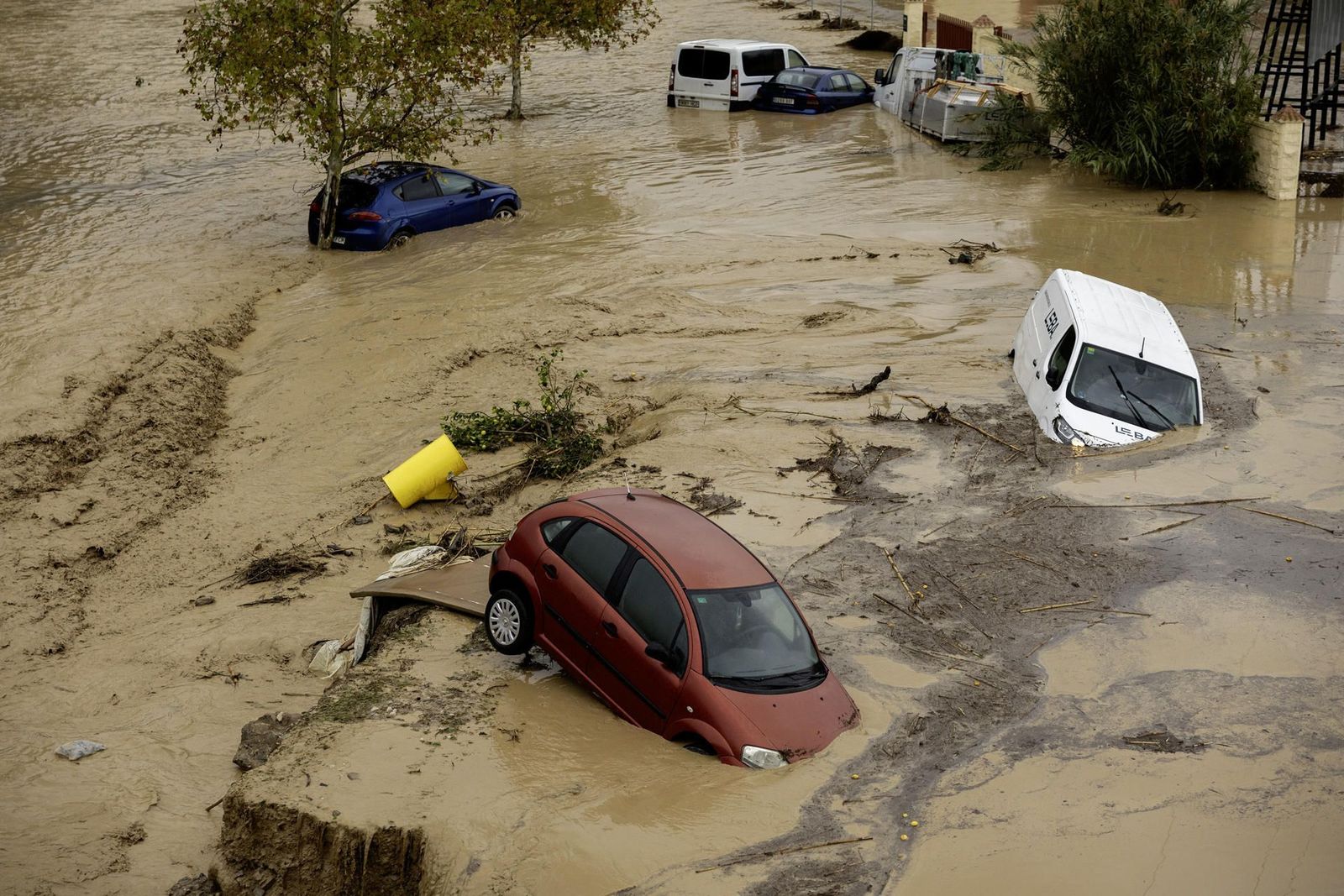 Málaga se recupera del paso de la DANA con Álora como localidad más afectada
