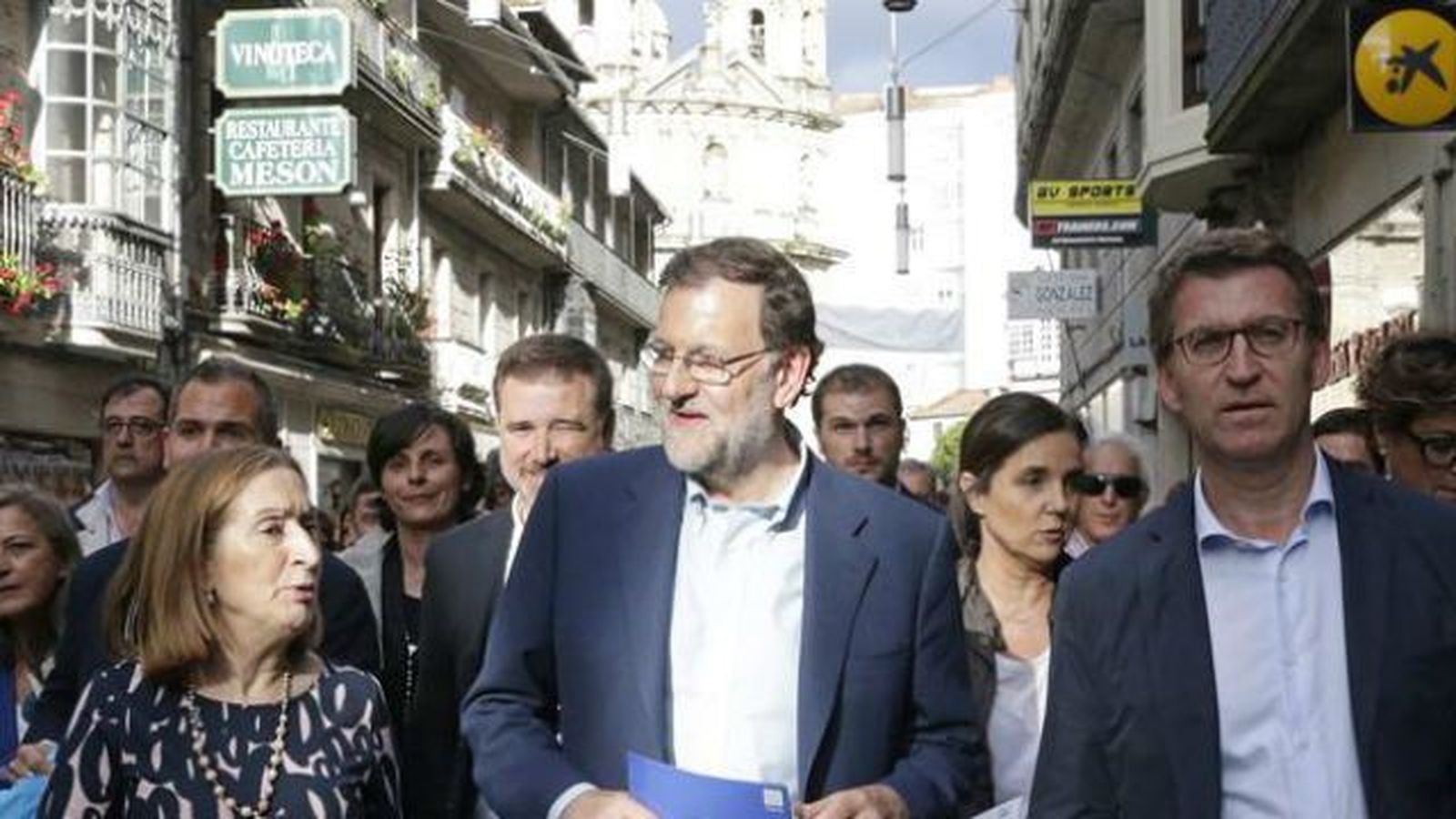 Rajoy reta al PSOE, Podemos y C's a pactar una coalición  si no quieren al PP