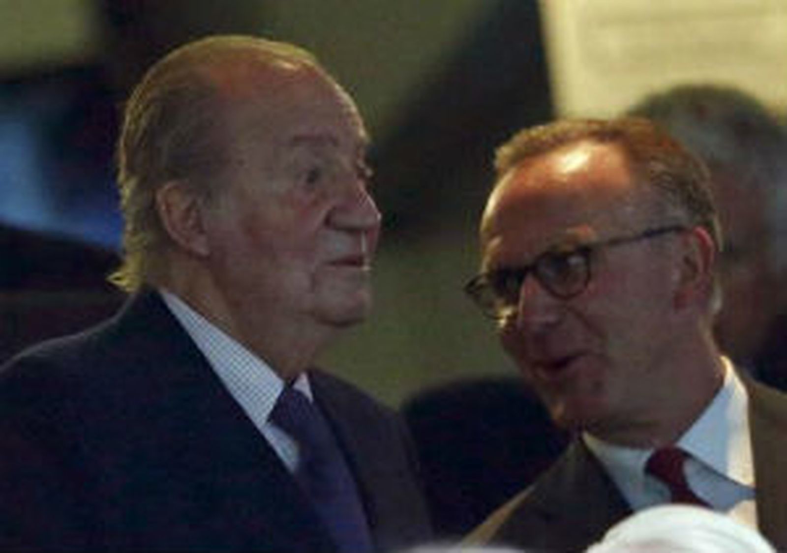 El Rey con Rummenigge