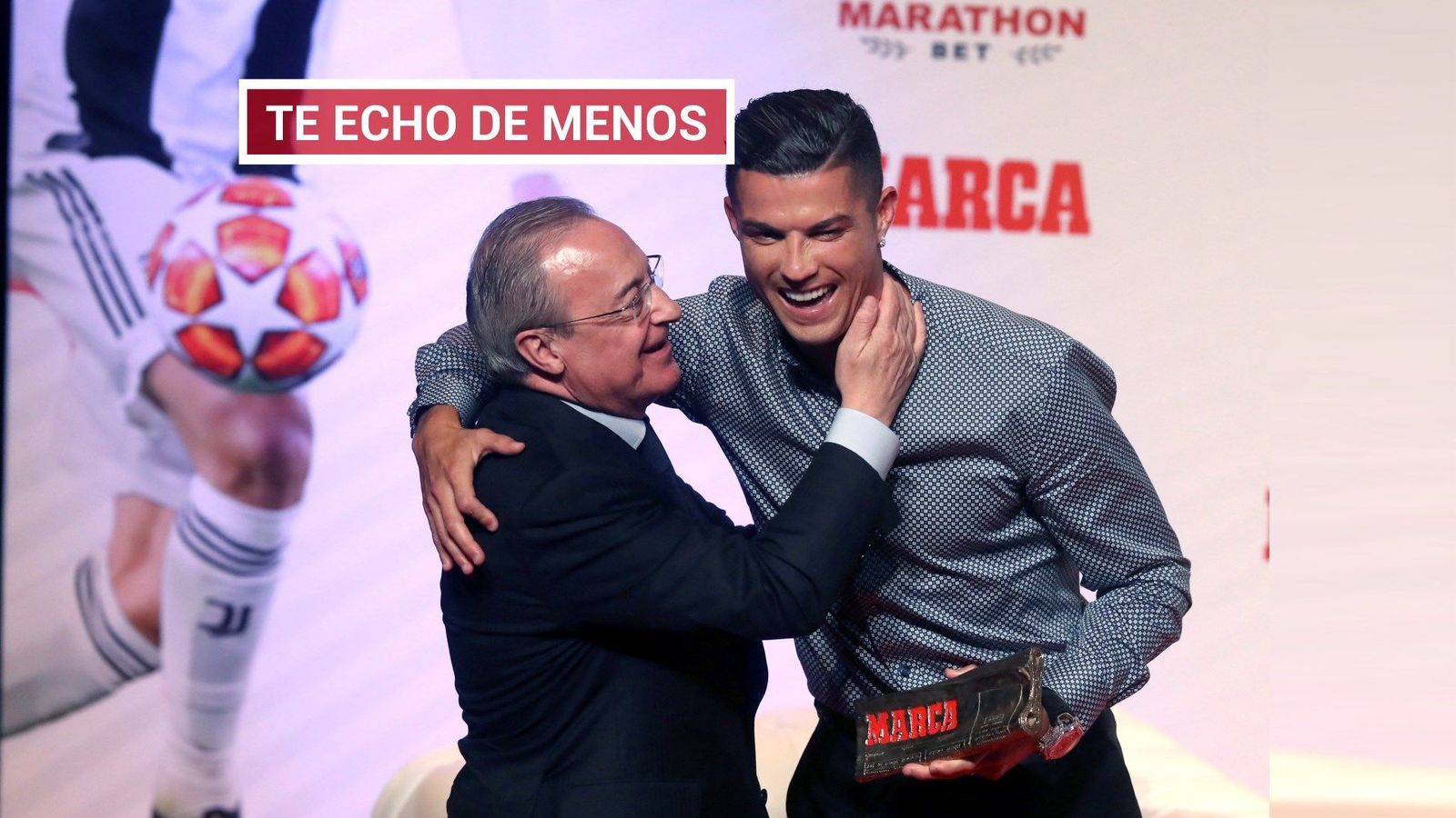 Florentino-Cristiano, emotivo reencuentro