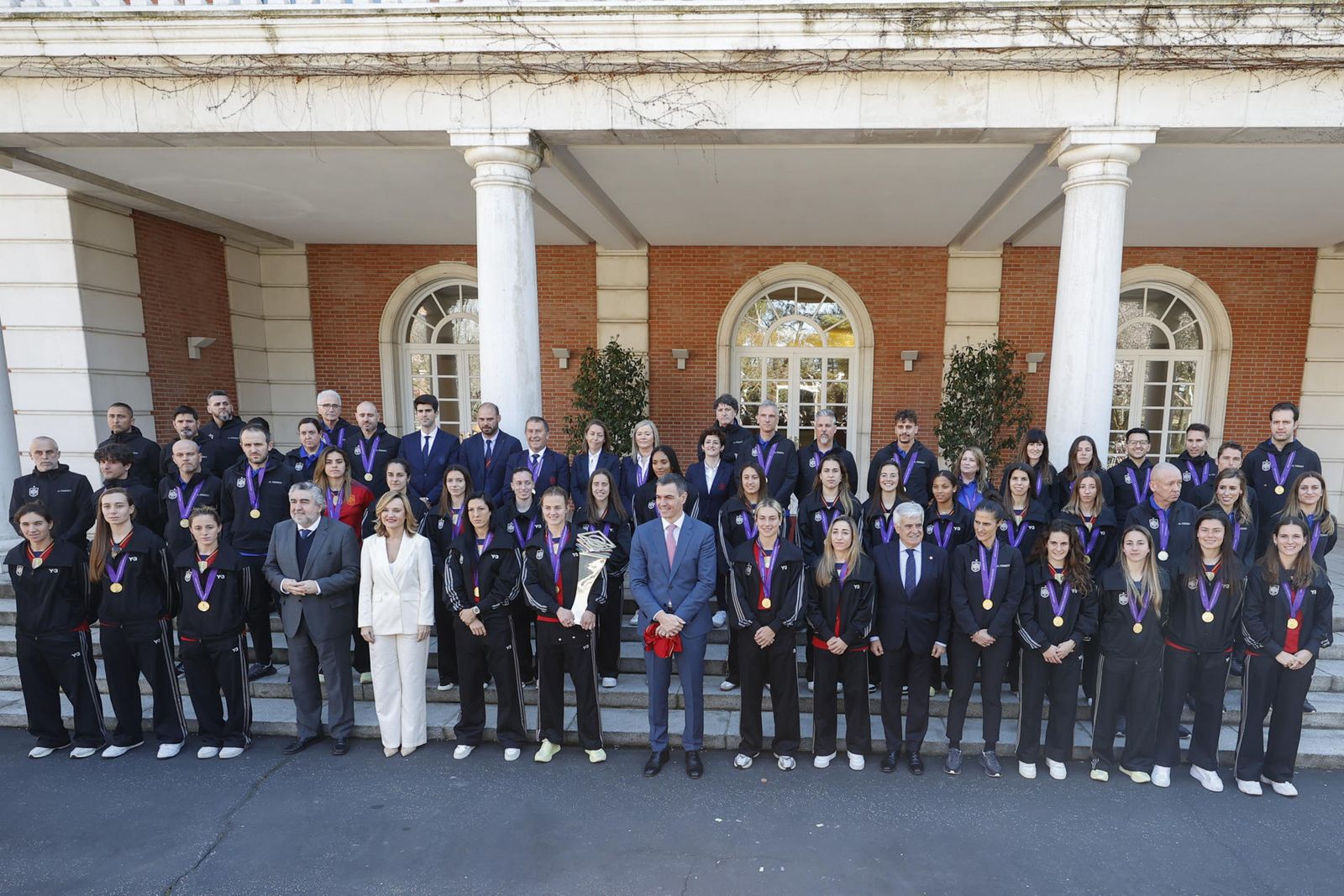 Pedro Sánchez y la Selección española femenina