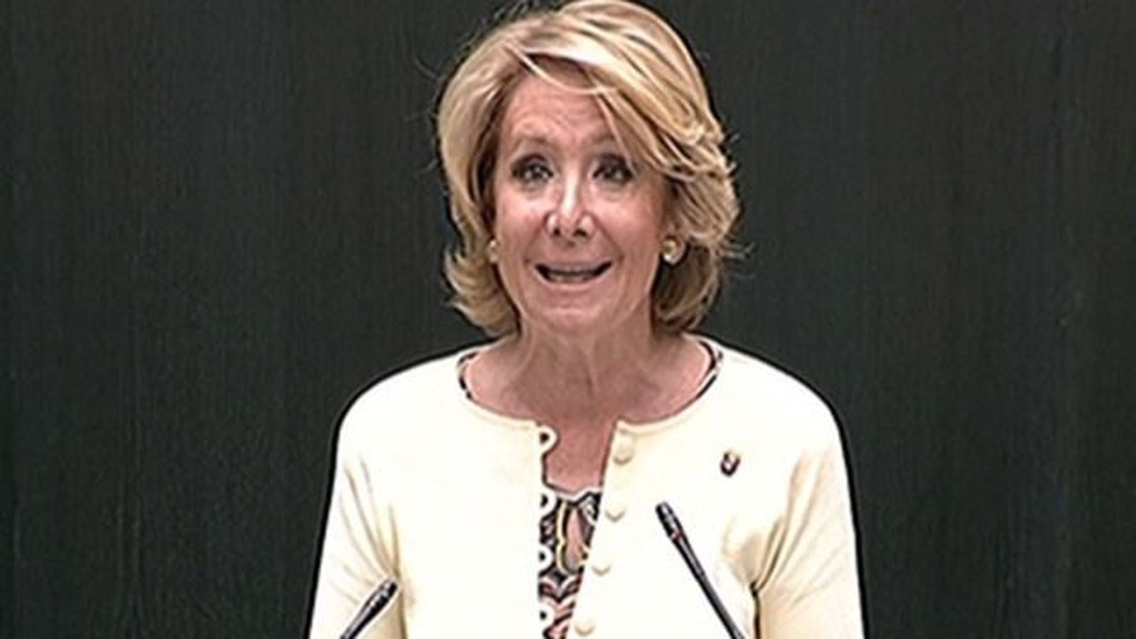Aguirre avisa de que dos tercios de los madrileños quieren un cambio moderado