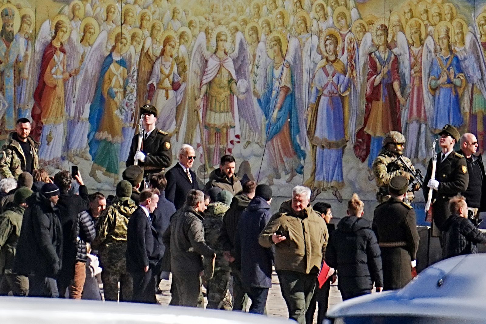 Biden visita Kiev