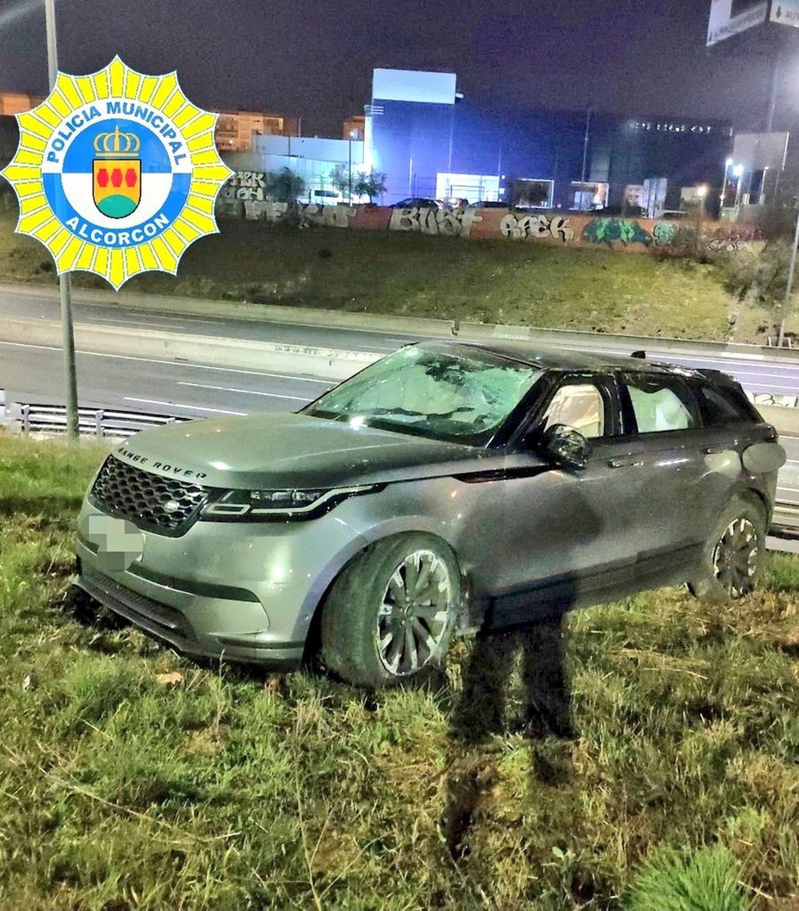 Vehículo abandonado en Alcorcón