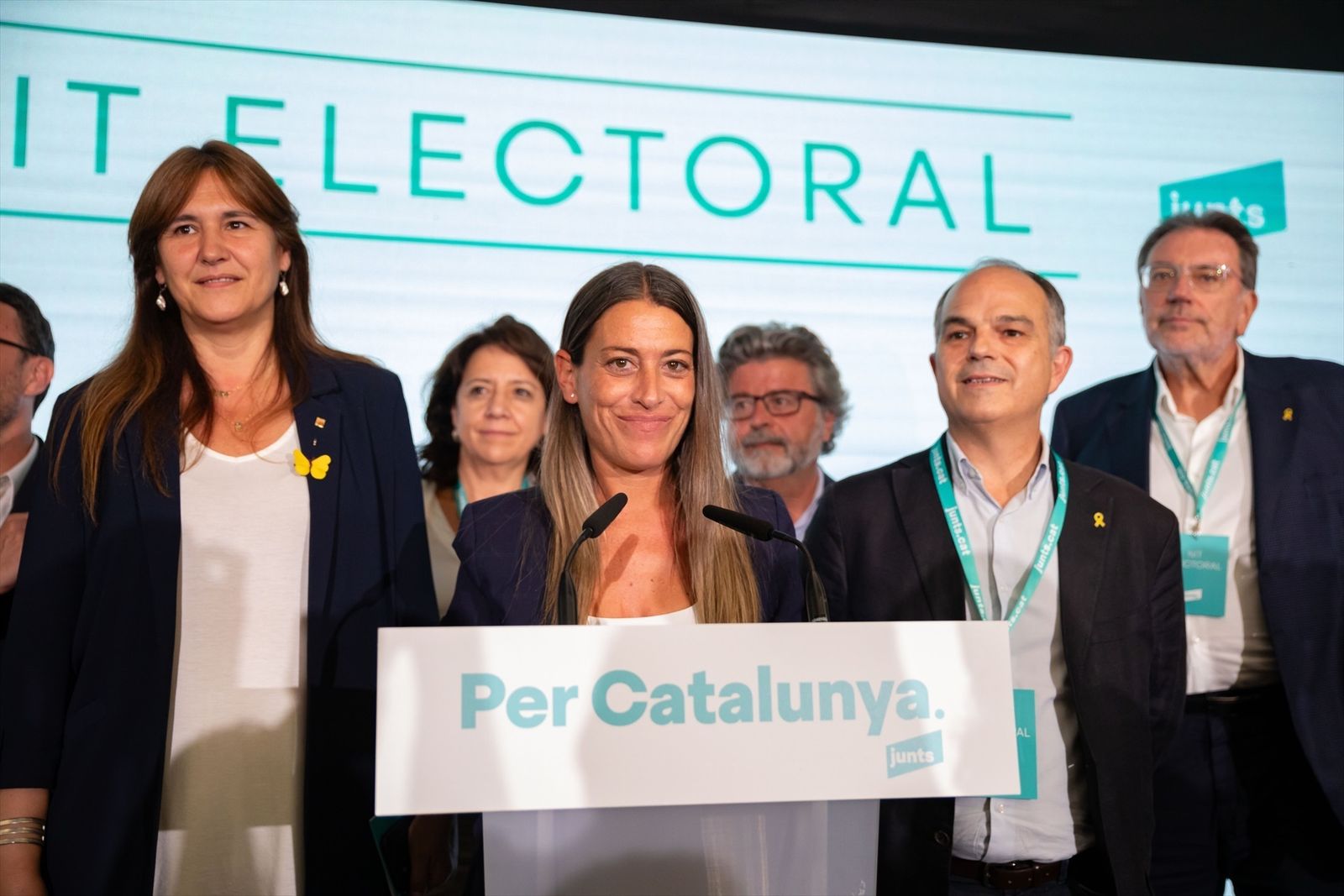 La portavoz de Junts en el Congreso de los Diputados, Míriam Nogueras