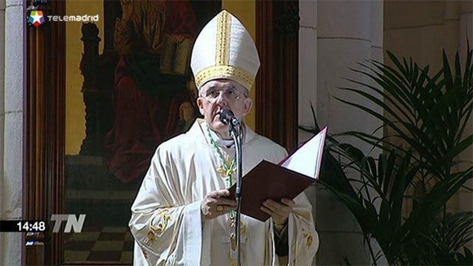 Carlos Osoro, preside las celebraciones en la Catedral de la Almudena