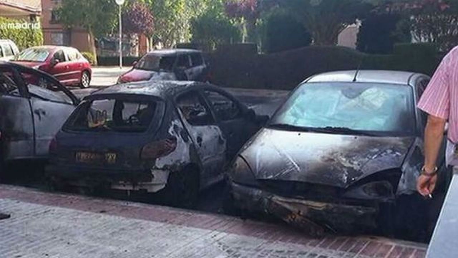 Detenidos dos pirómanos acusados de quemar 24 vehículos en Fuenlabrada