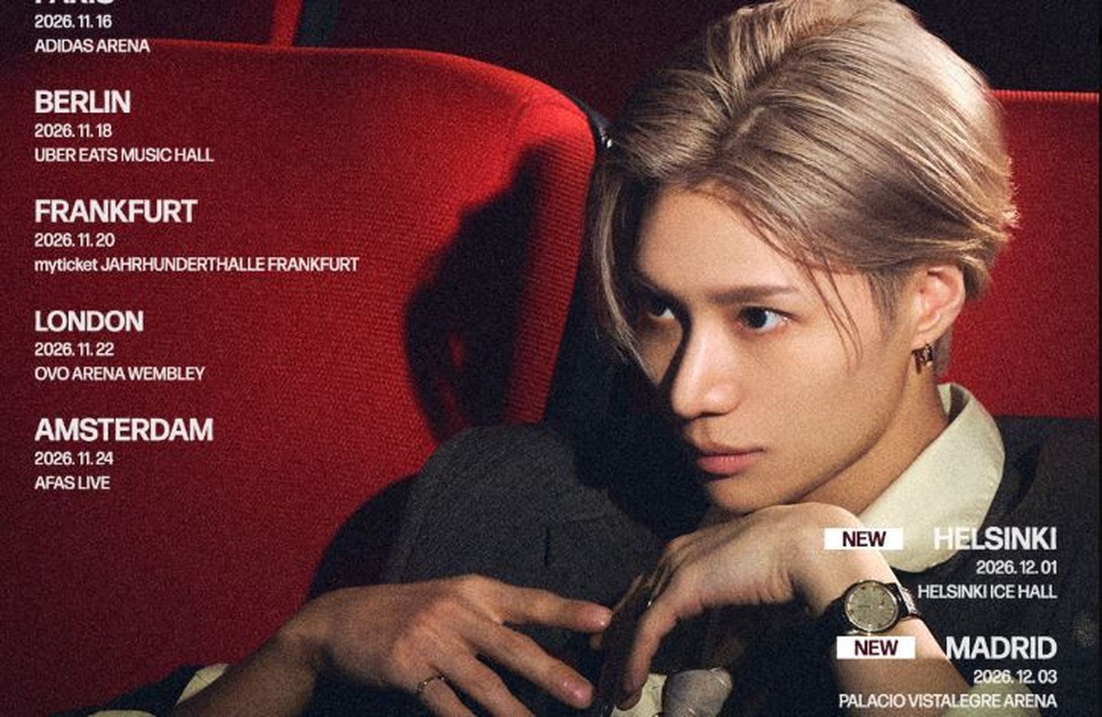 Taemin cartel promocional 'LiMiNaL'