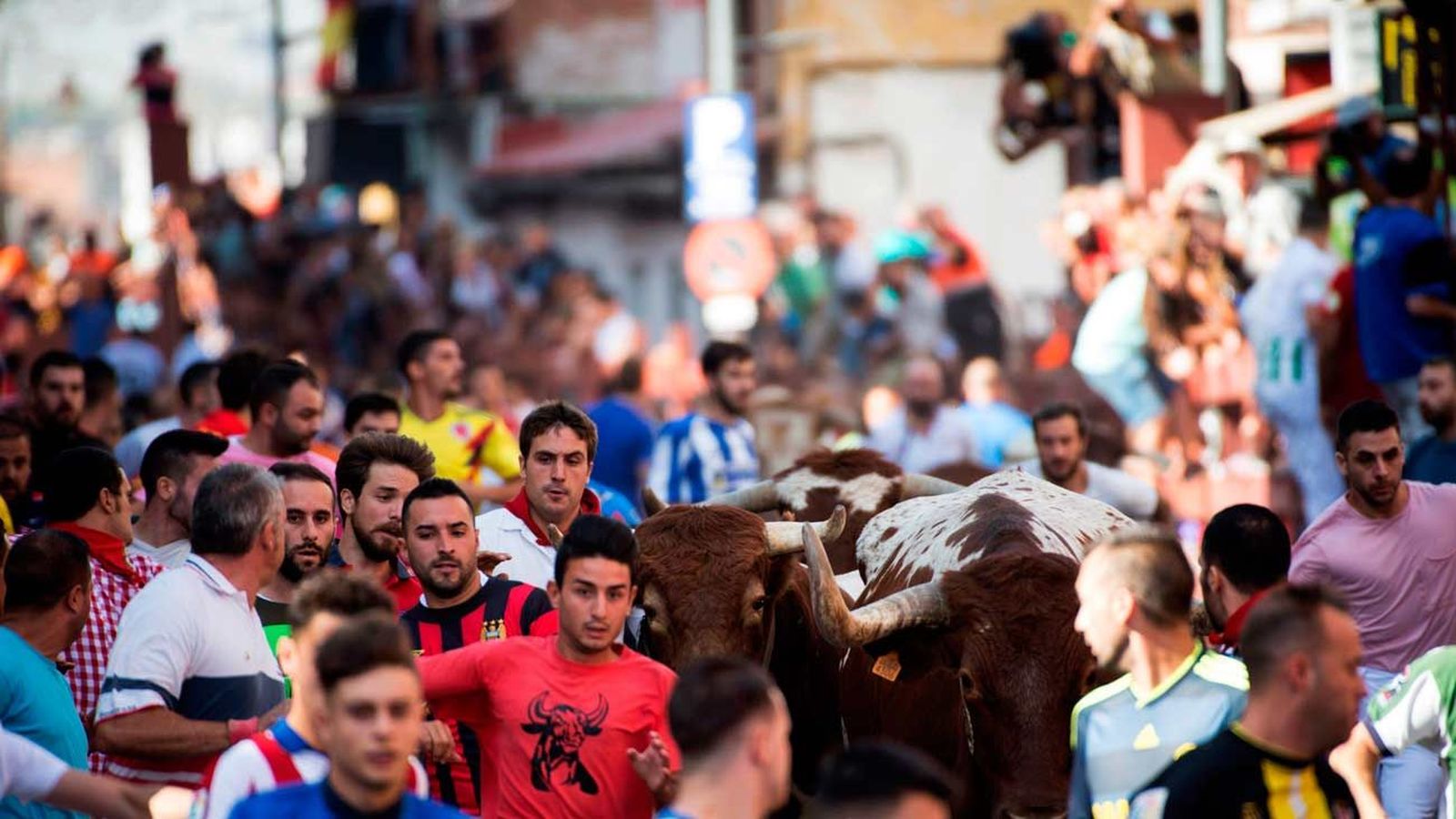 Nueve heridos en un accidentado encierro en San Sebastián de los Reyes