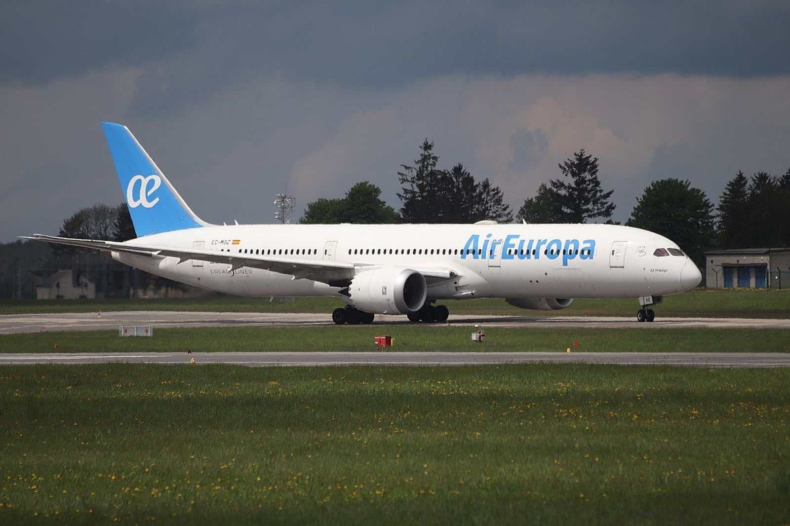 Air Europa vuela de Madrid a Salamanca para presentar su nuevo 787-9 Dreamliner