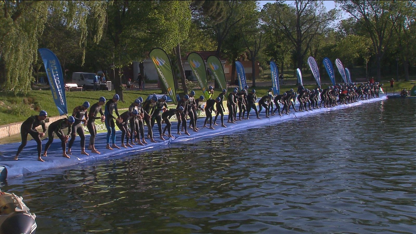 Más de 1.500 participantes en el triatlón de Madrid