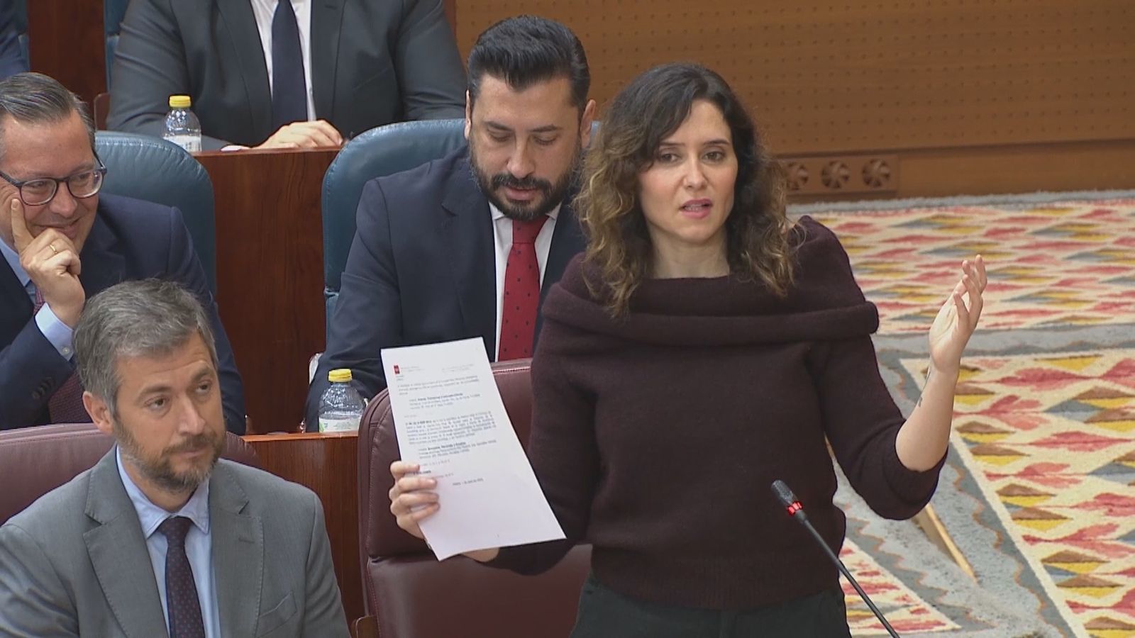 Sesión de control en la Asamblea de Madrid