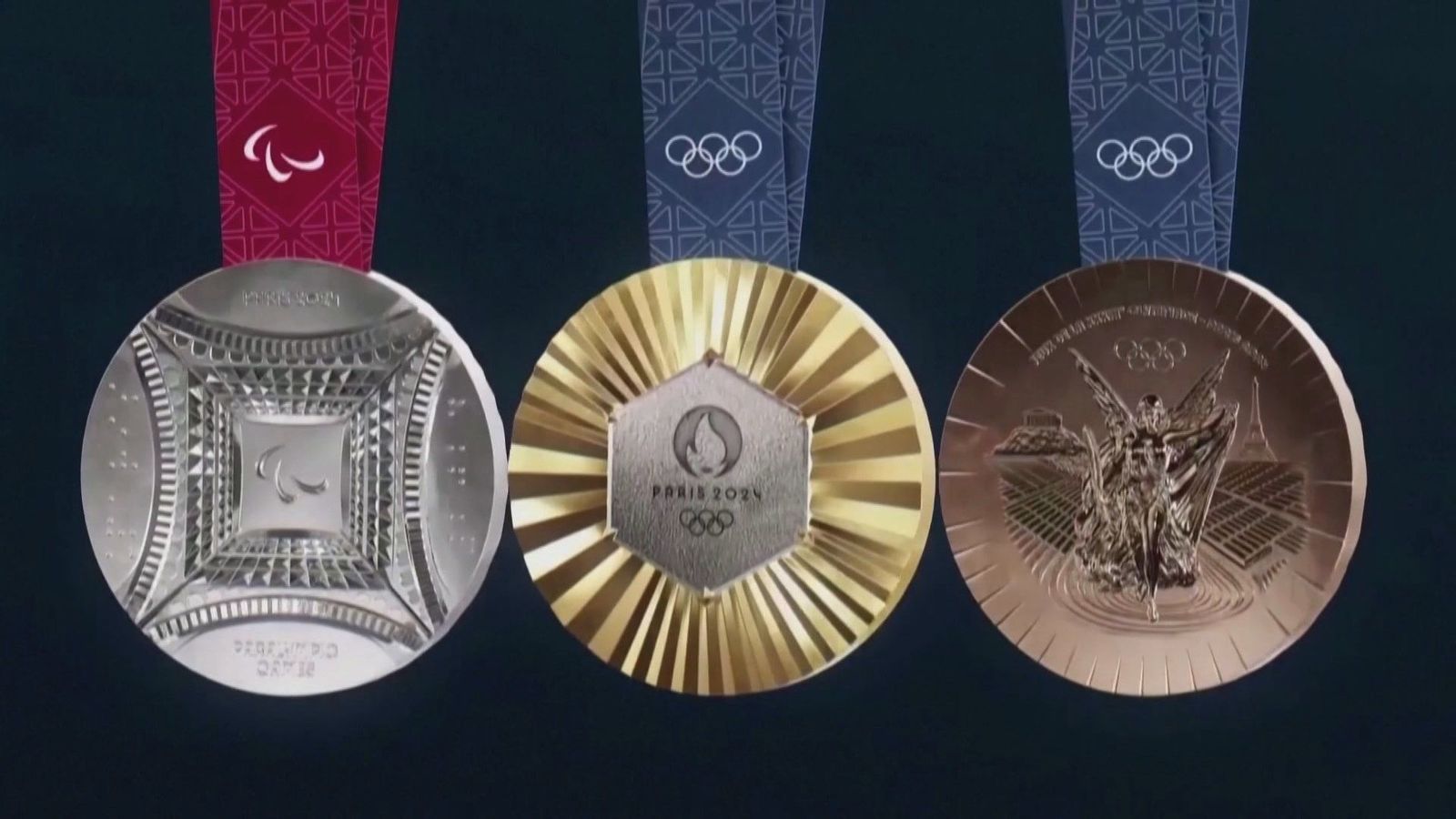 Las medallas de oro, plata y bronce de los Juegos Olímpicos y Paralímpicos de París