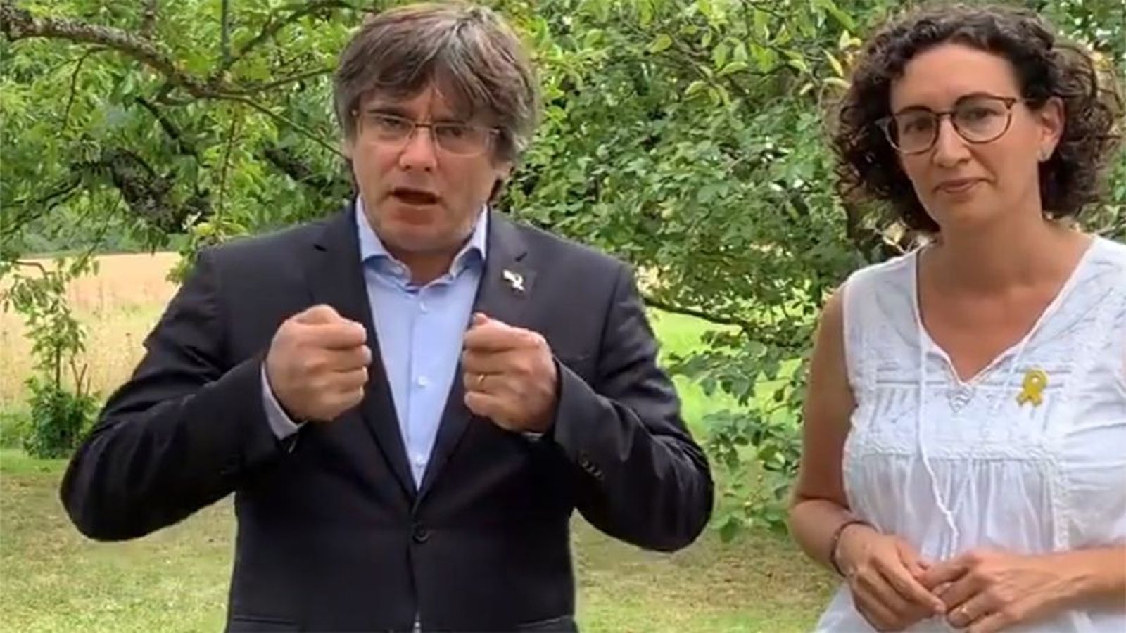 Puigdemont y Rovira, imputados por terrorismo