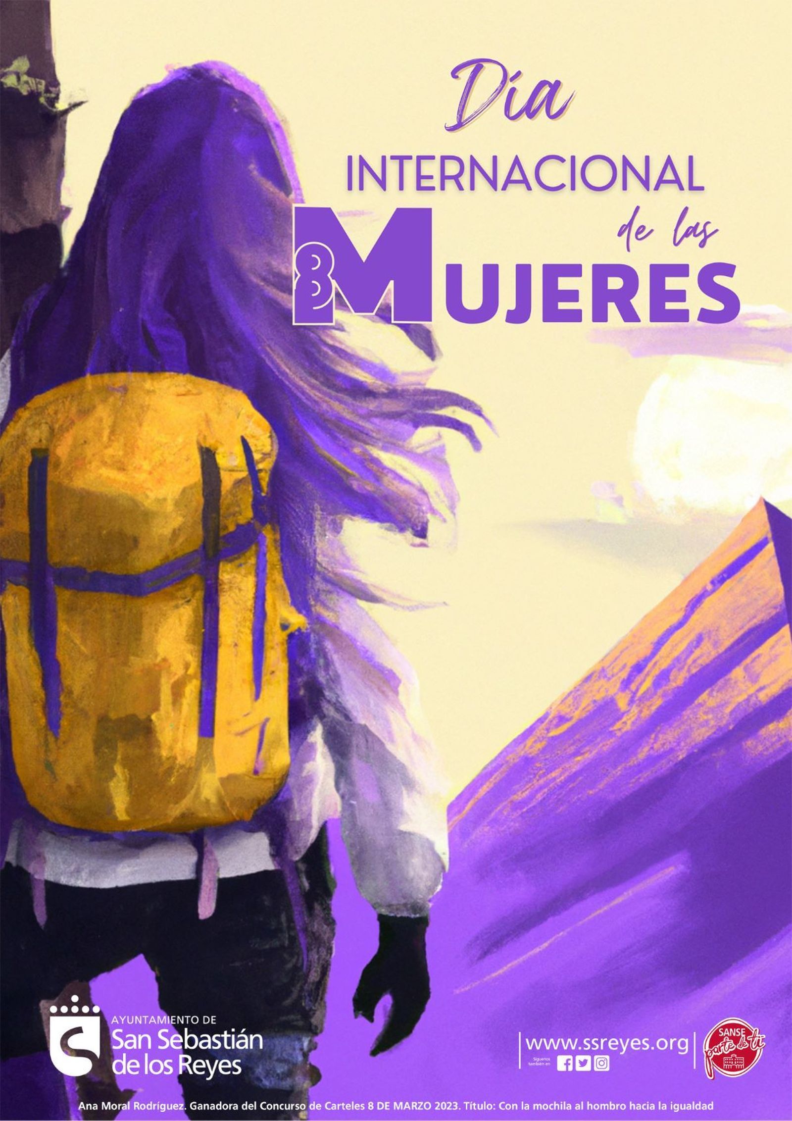 Cartel ganador 8M en San Sebastián de los Reyes