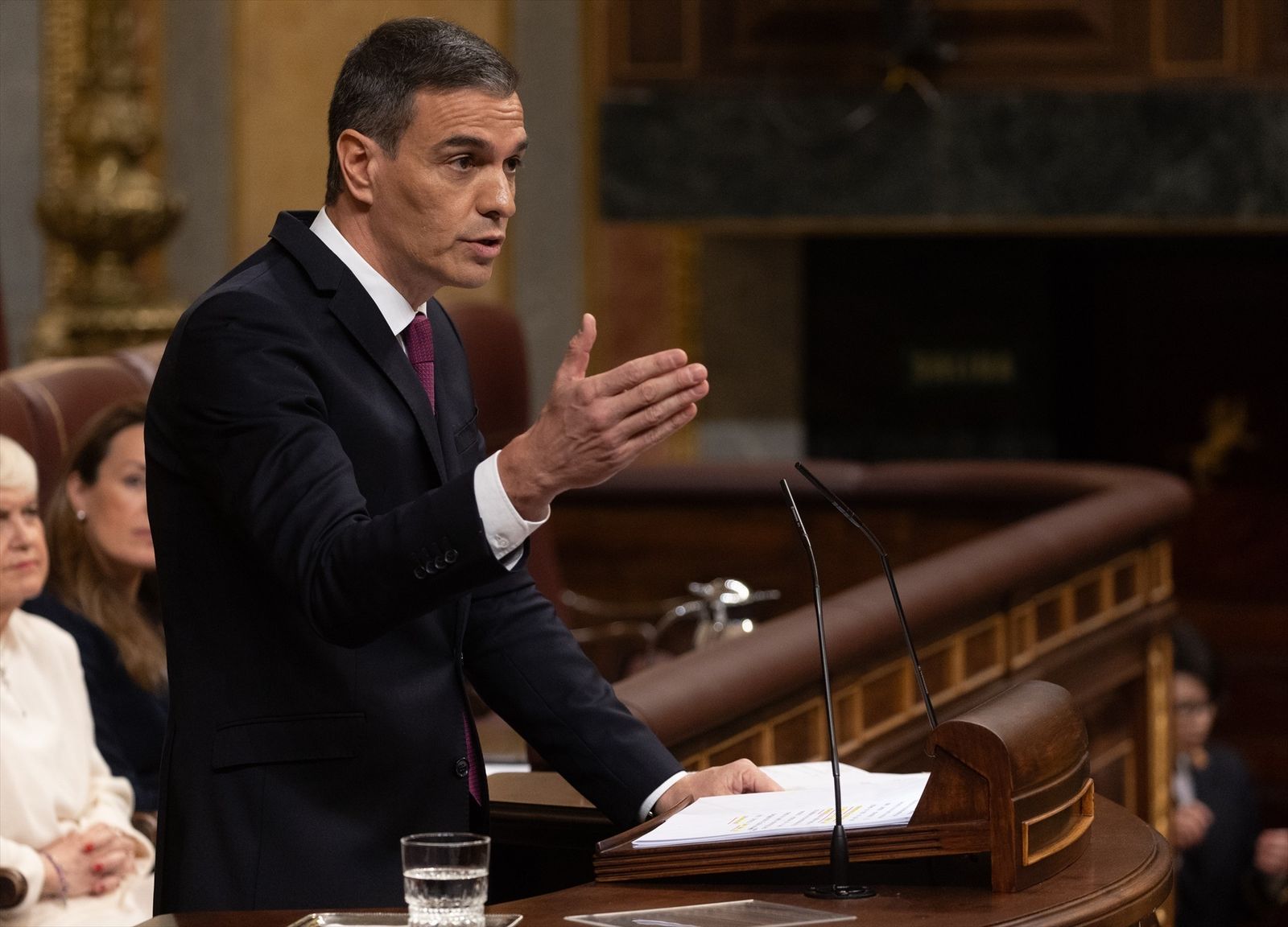 El presidente del Gobierno, Pedro Sánchez