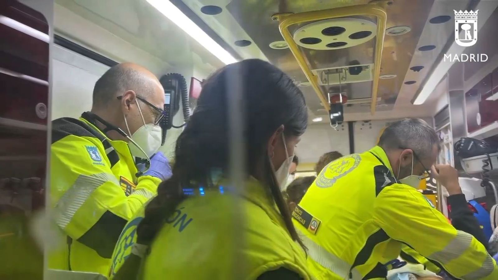 Una mujer se pone de parto en la estación de Chamartín