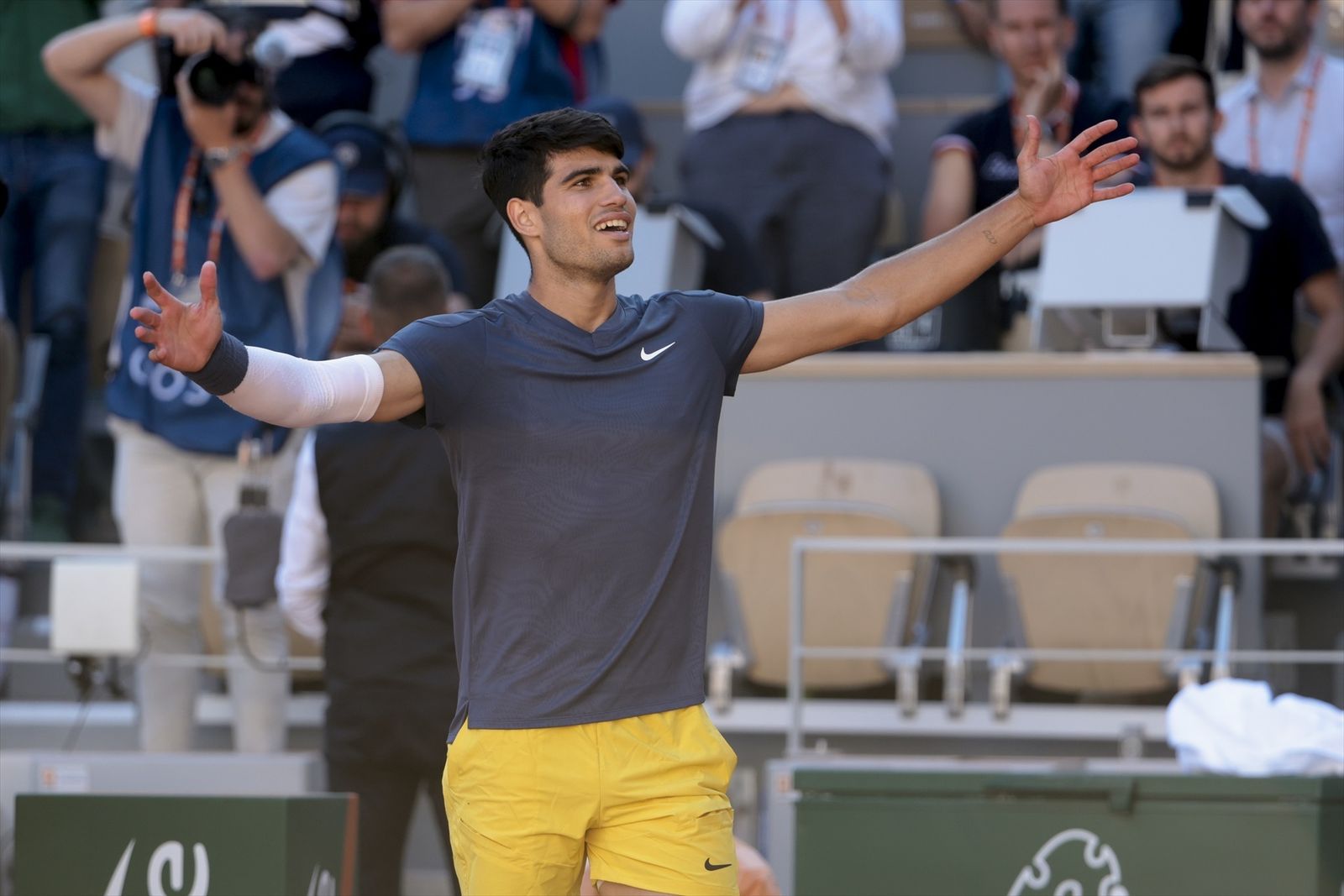 Carlos Alcaraz en Roland Garros
