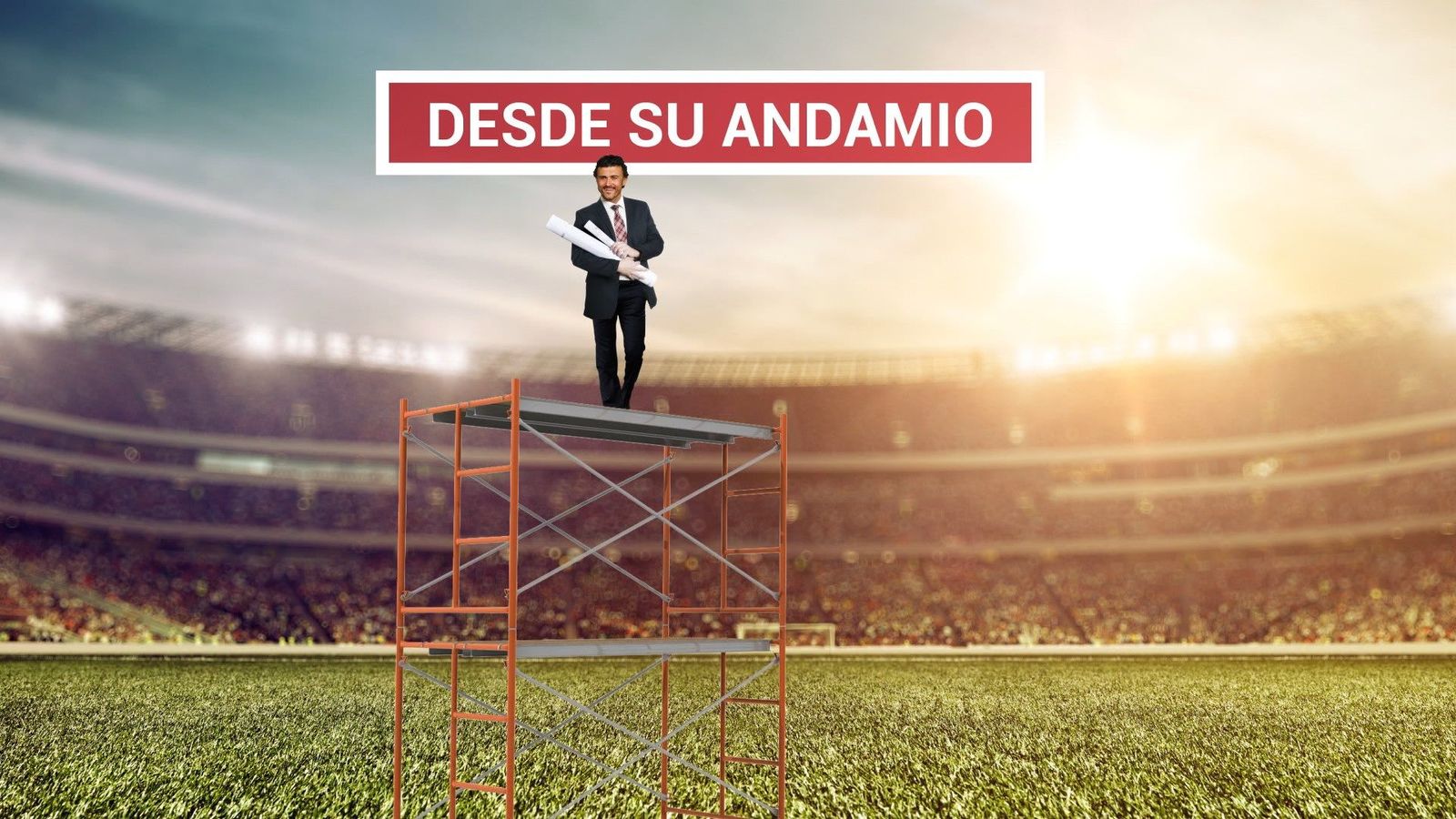 Así ve Luis Enrique el fútbol de la Selección desde el andamio