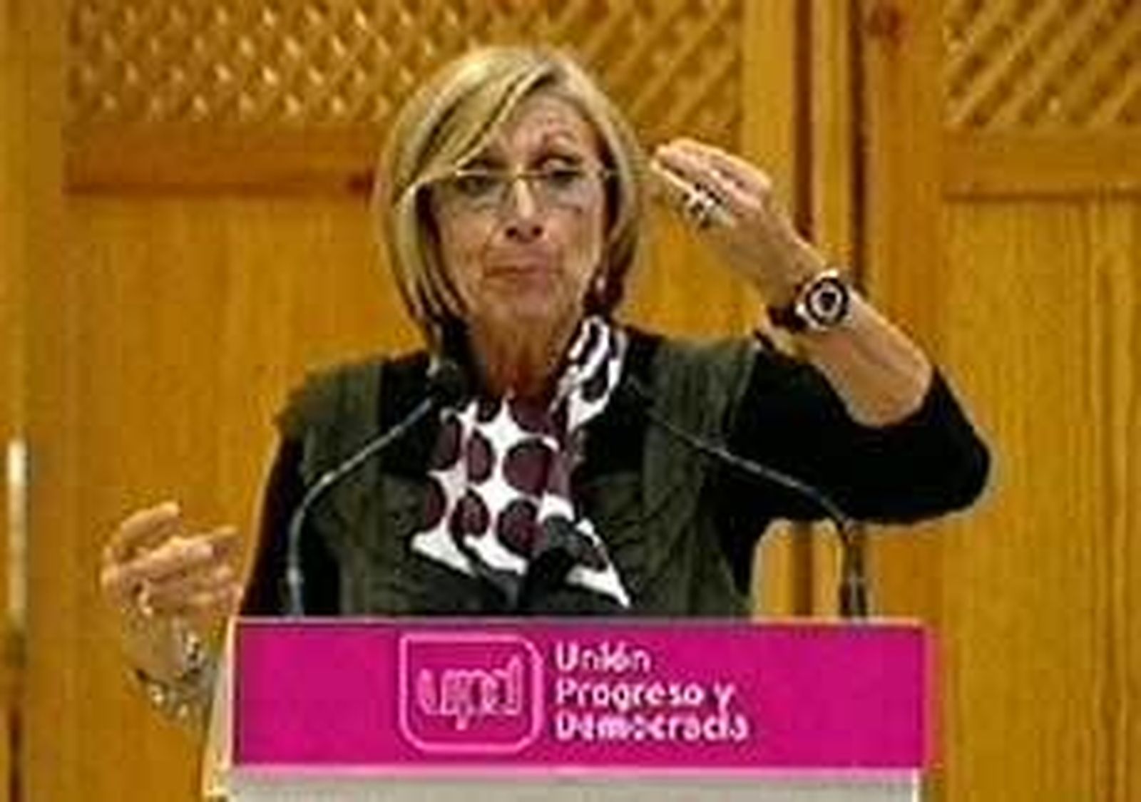 Rosa Díez: hay que regenerar la  democracia en España