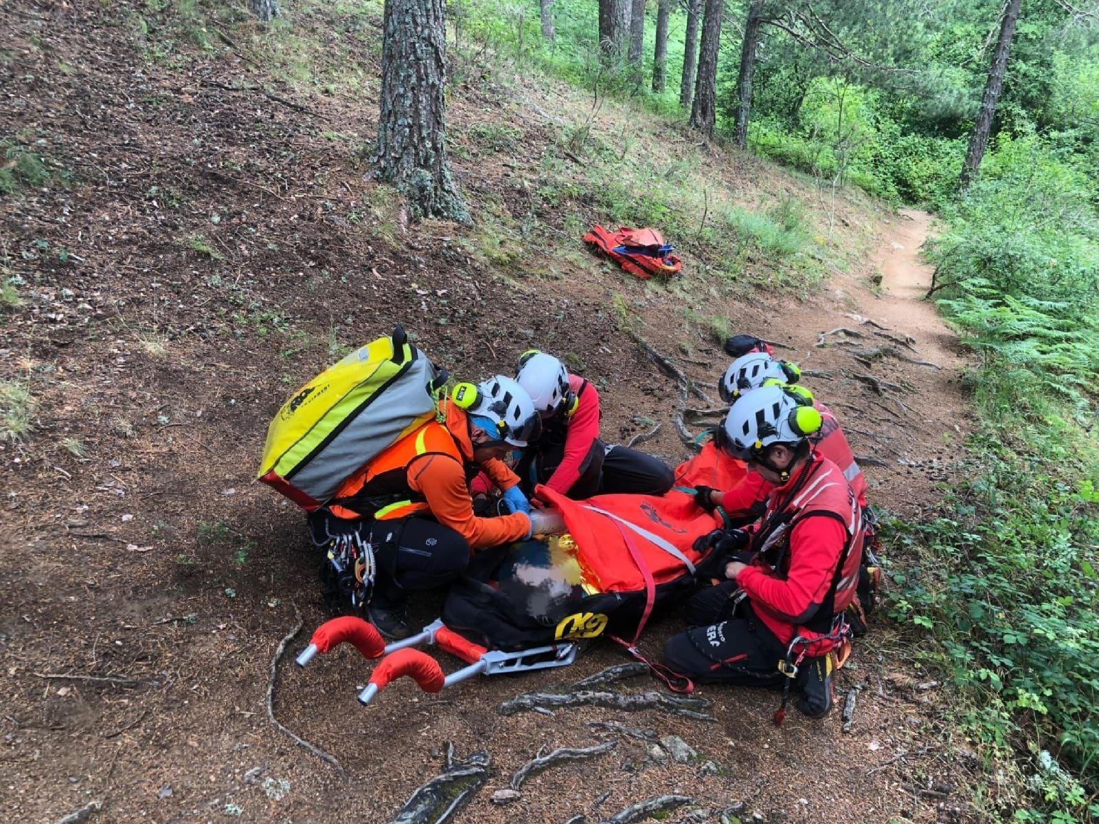 Rescate del GERA en Cercedilla