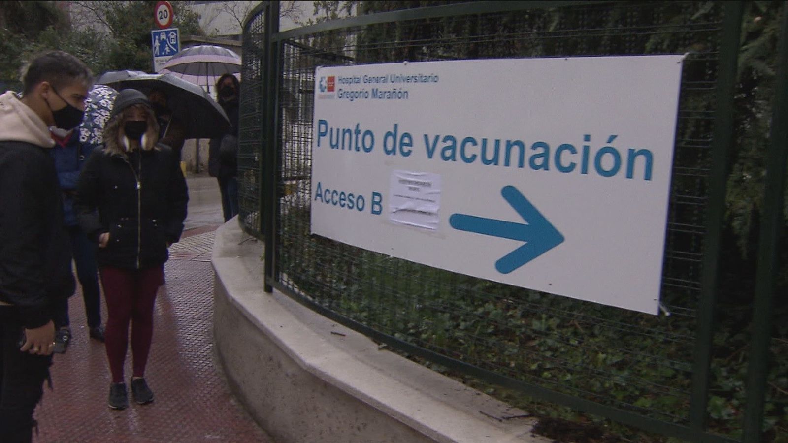 La vacunación sigue a buen ritmo en Madrid incluso en los festivos