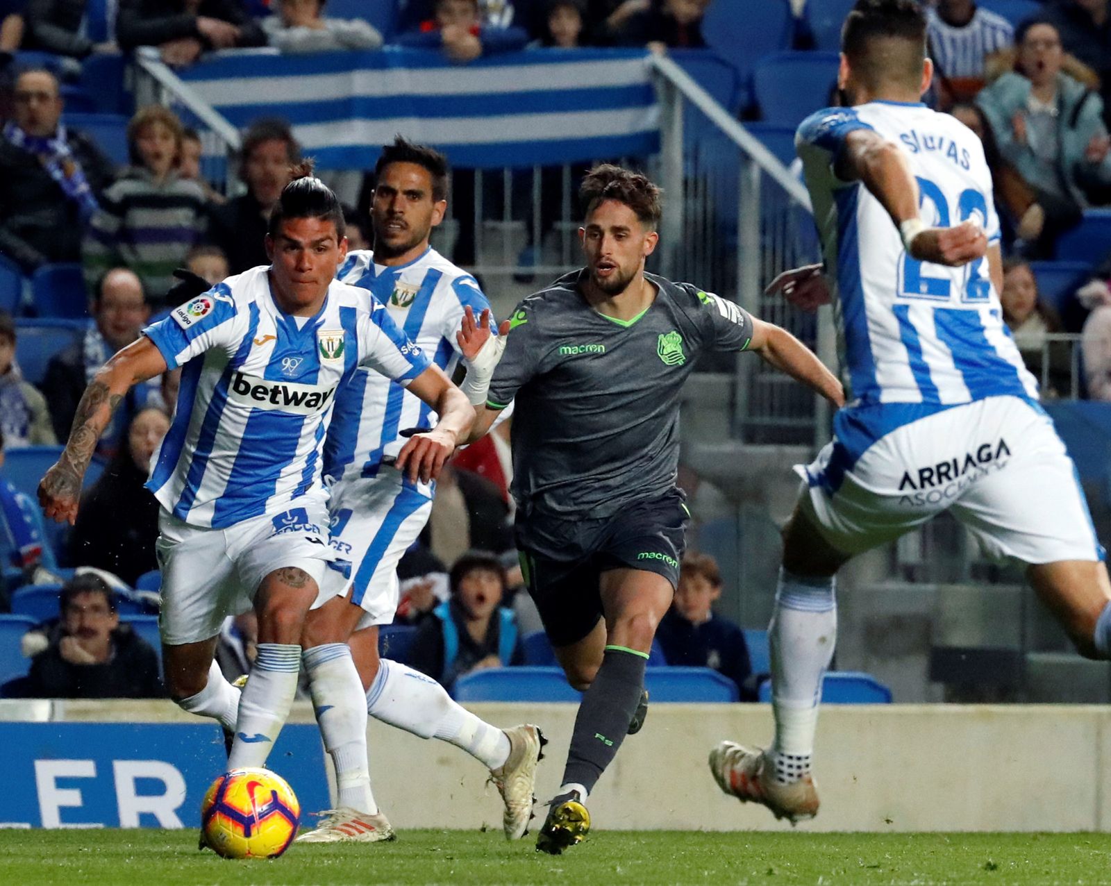 3-0. Oyarzabal y Willian José amargan el partido 100 en Primera al Leganés