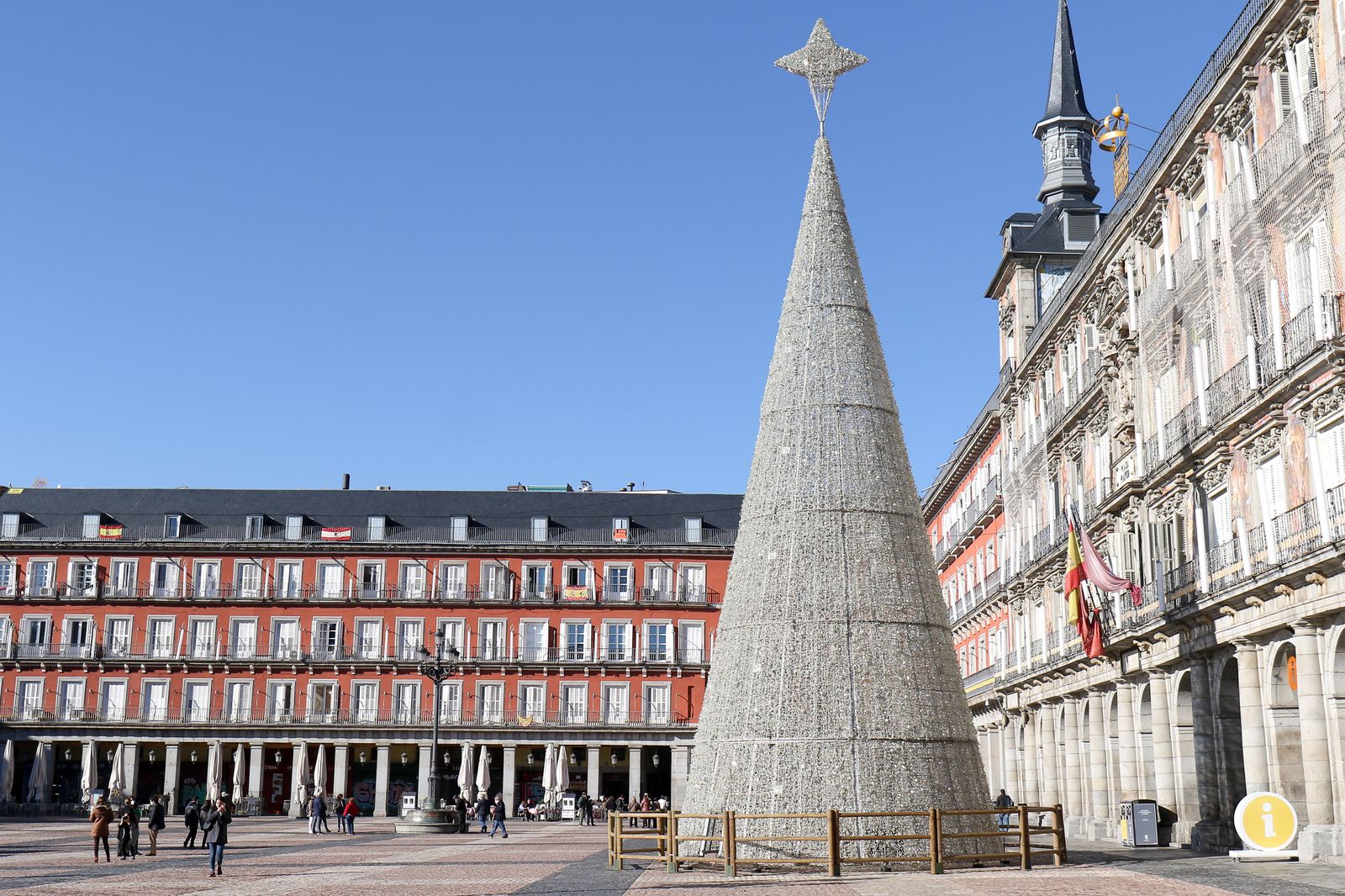 Plaza Mayor de Madrid en Navidad