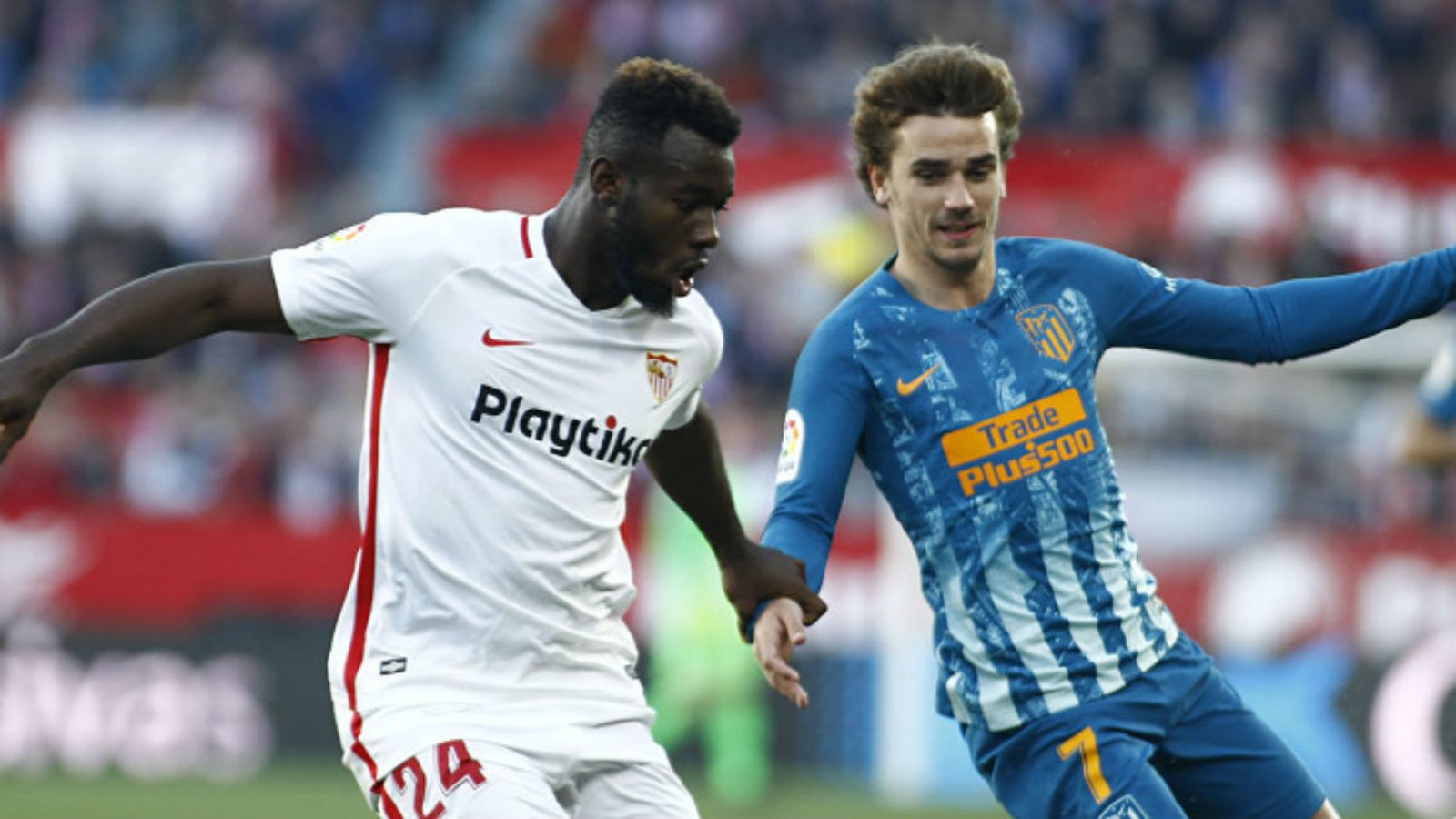 Griezmann ante el Sevilla
