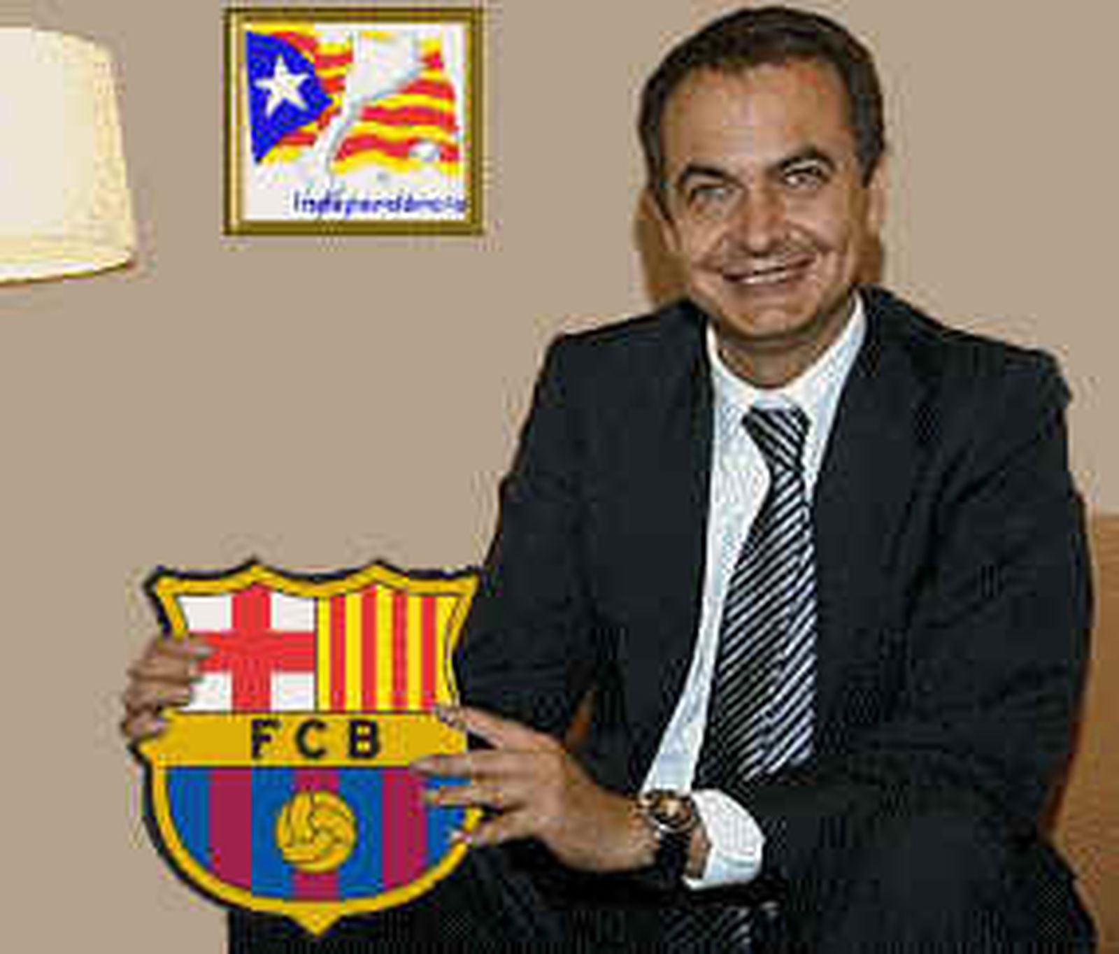 Zapatero irá a Wembley para apoyar al Barça en la final