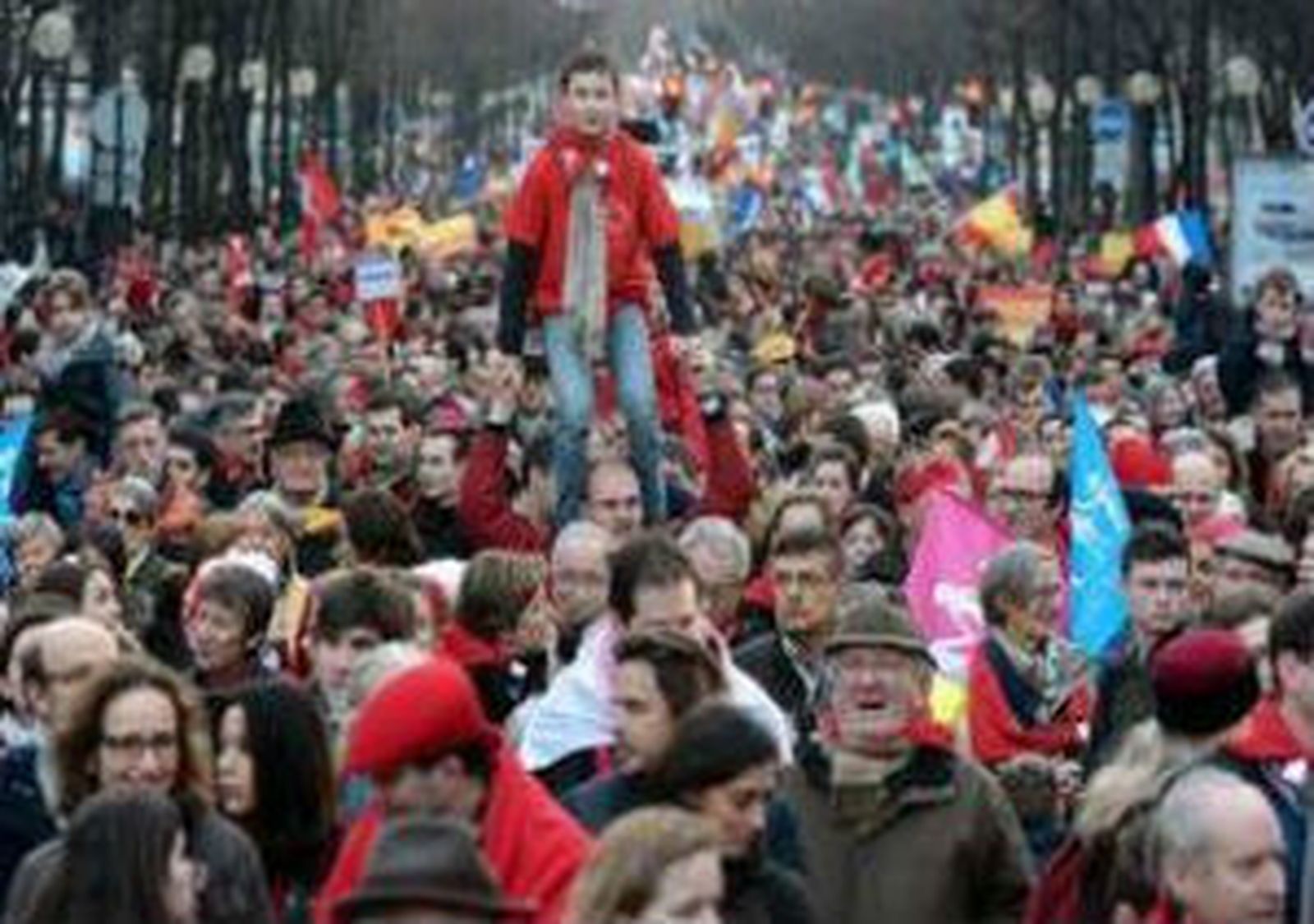 Manifestación en París