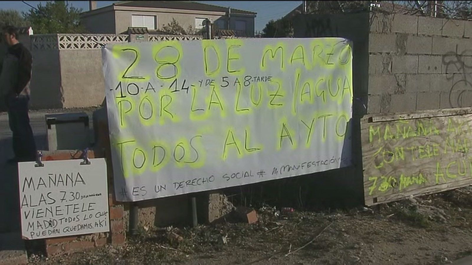 Vecinos de Mejorada llevan 40 años sin suministro de luz y agua