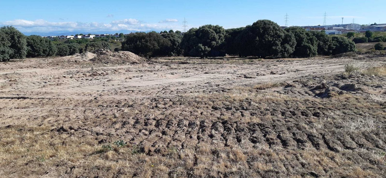 Terrenos de Alcorcón afectados por el movimiento de tierras