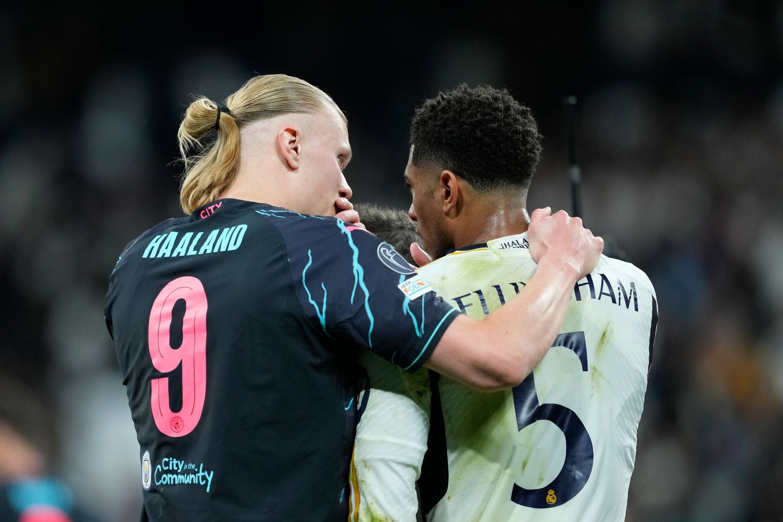 Erling Haaland y Jude Bellingham