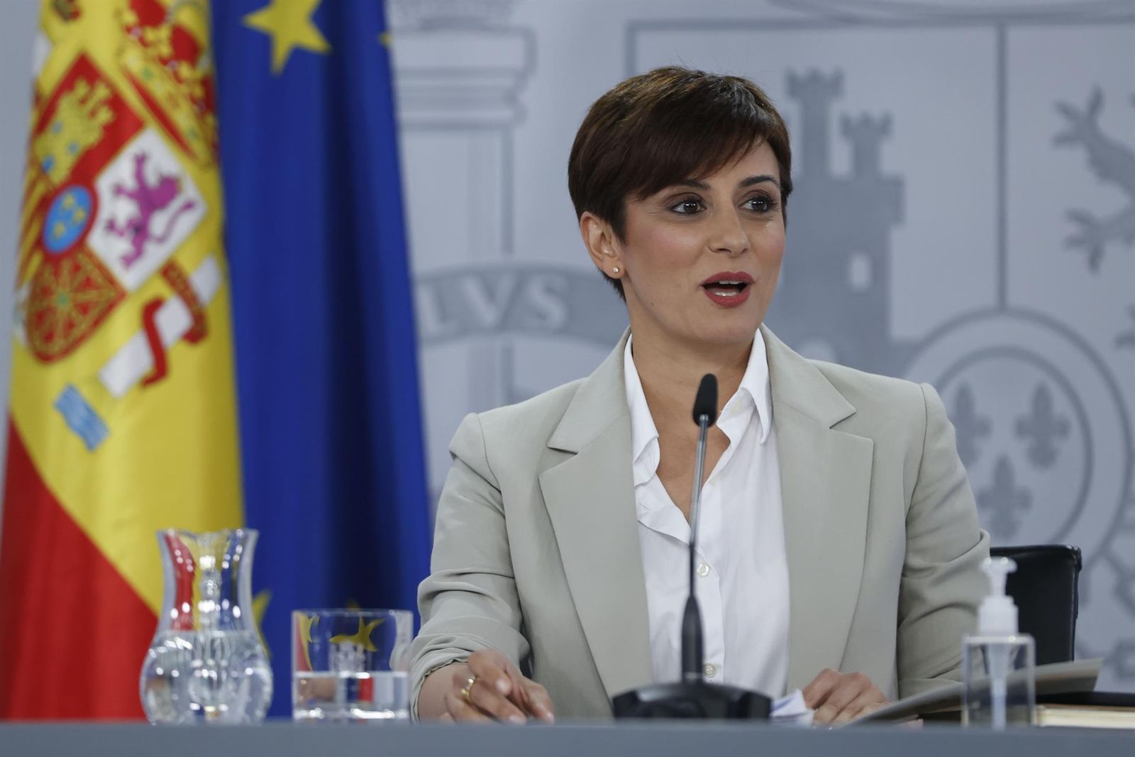 Isabel Rodríguez tras el Consejo de Ministros