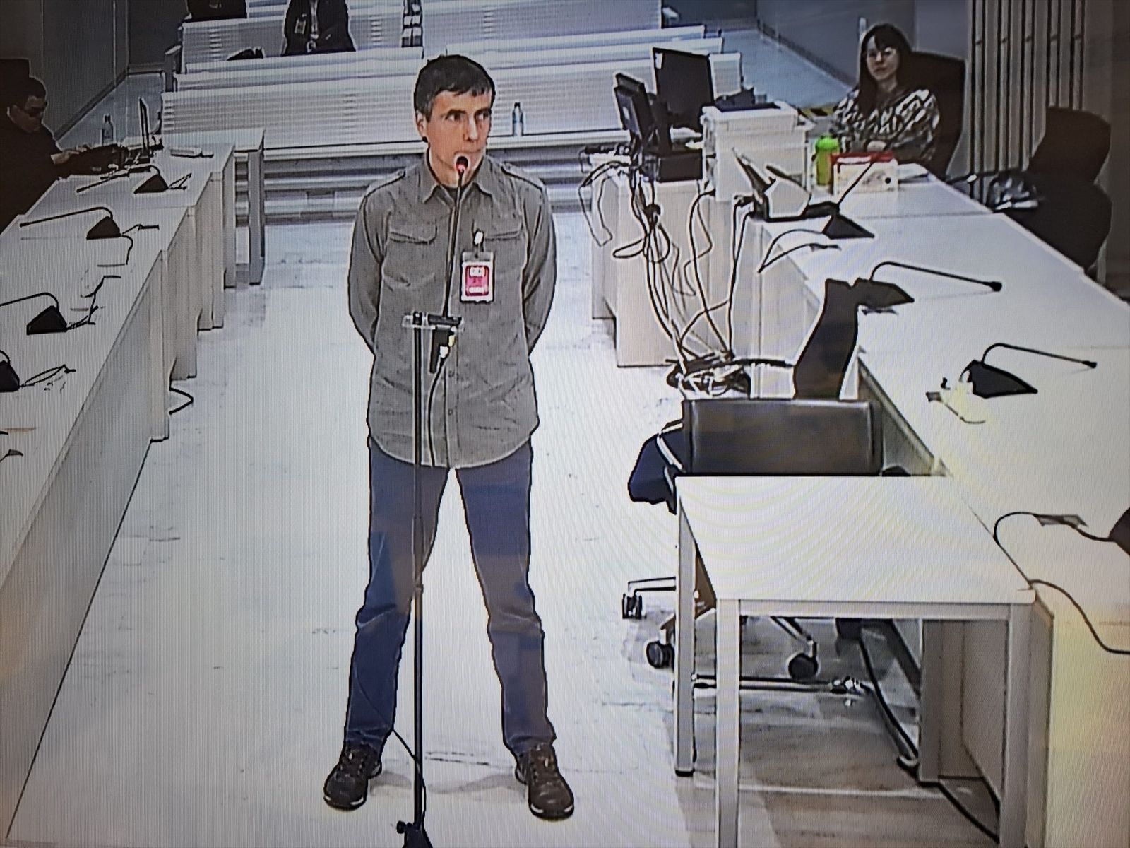 El exmiembro de ETA Ibon Fernández Iradi, alias 'Susper', durante el juicio en la Audiencia Nacional